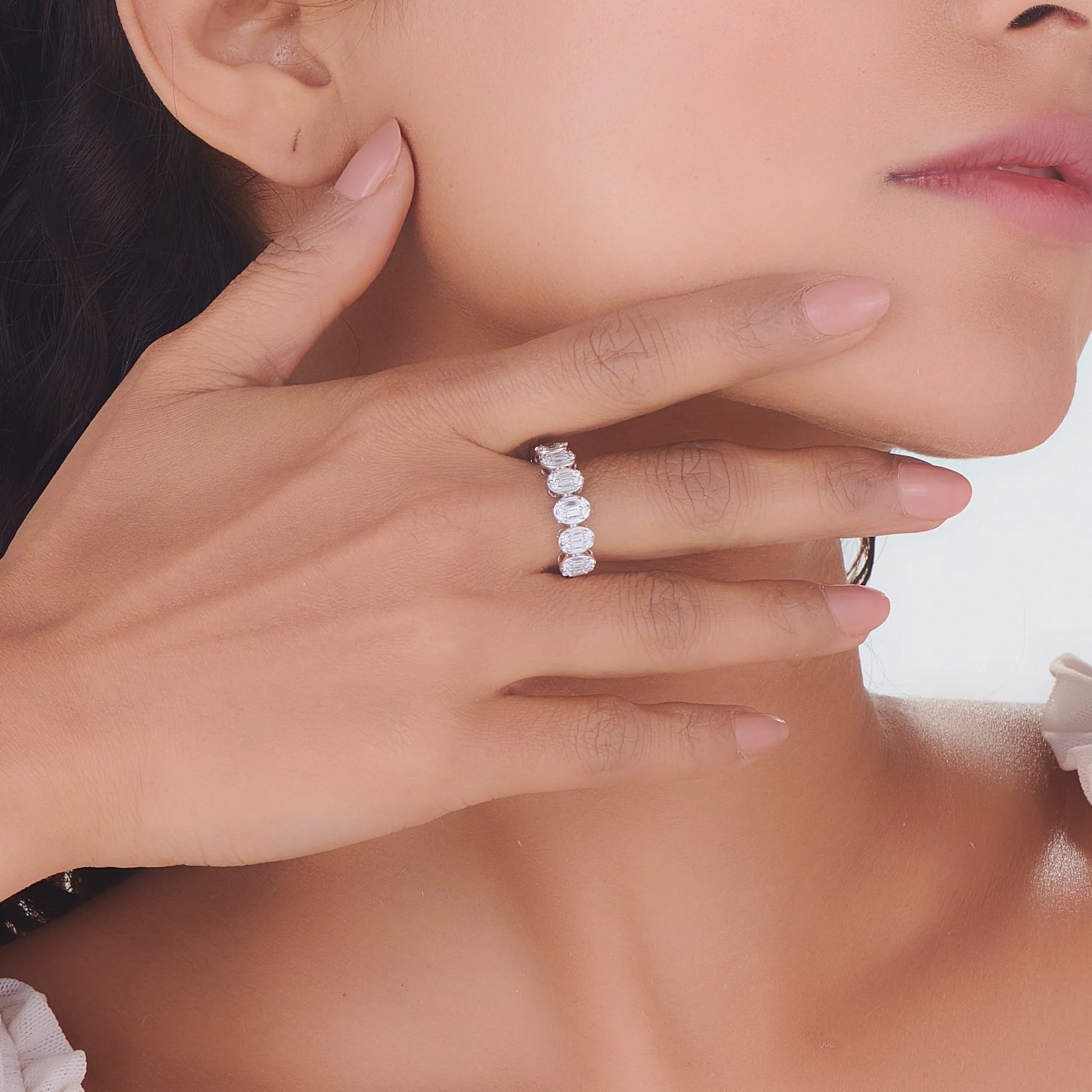 Meta Eternal Halo Symphony Band - Zen Diamond India