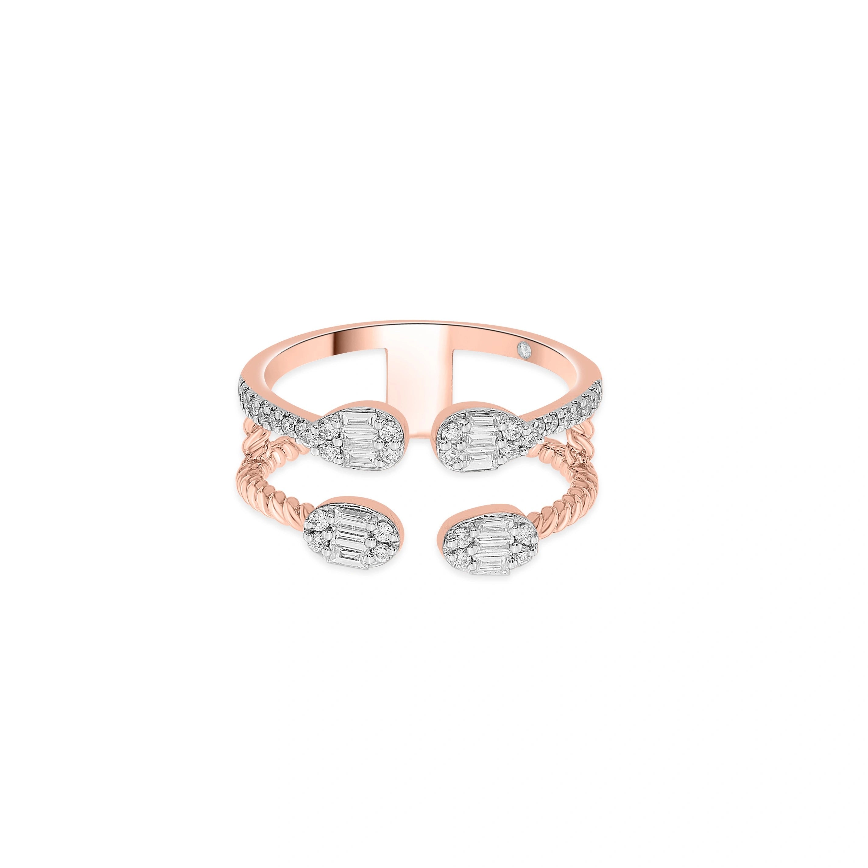Twist Éclat Royale Ring - Zen Diamond India