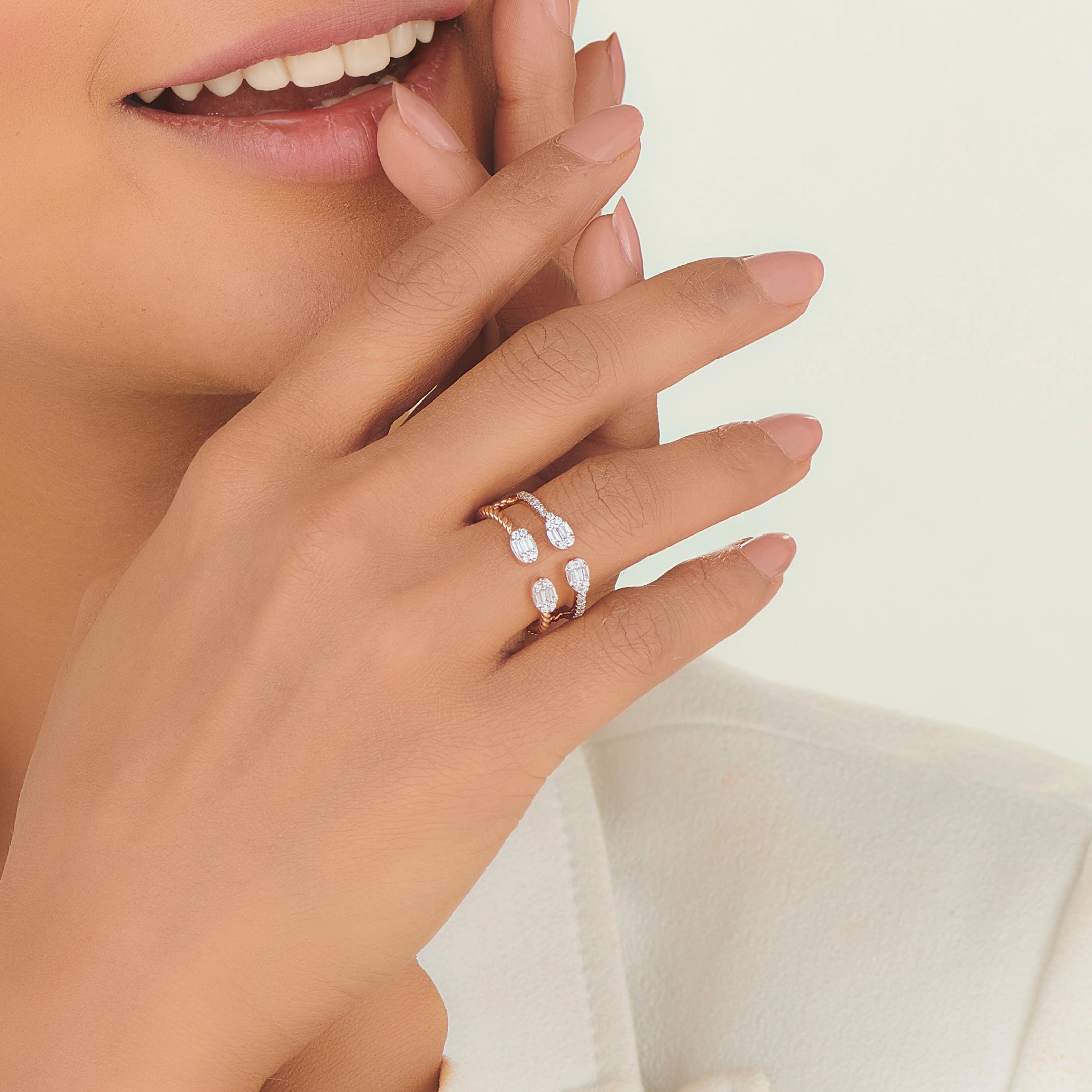 Twist Éclat Royale Ring - Zen Diamond India