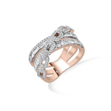 Cuban Radiant Interlace Ring