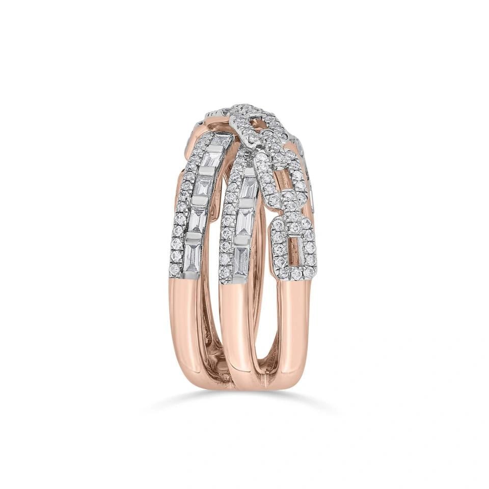 Cuban Radiant Interlace Ring