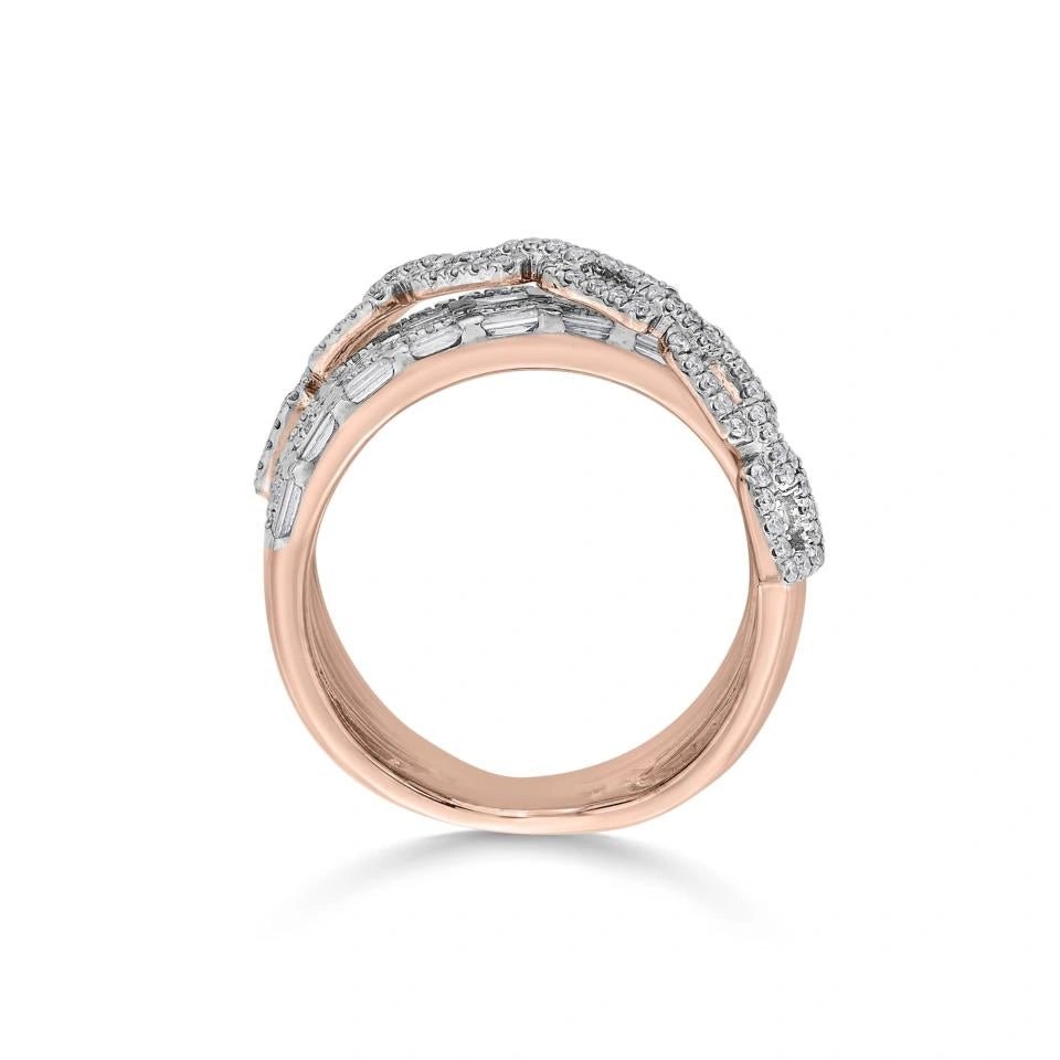 Cuban Radiant Interlace Ring