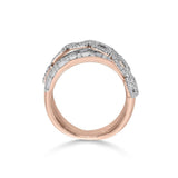 Cuban Radiant Interlace Ring