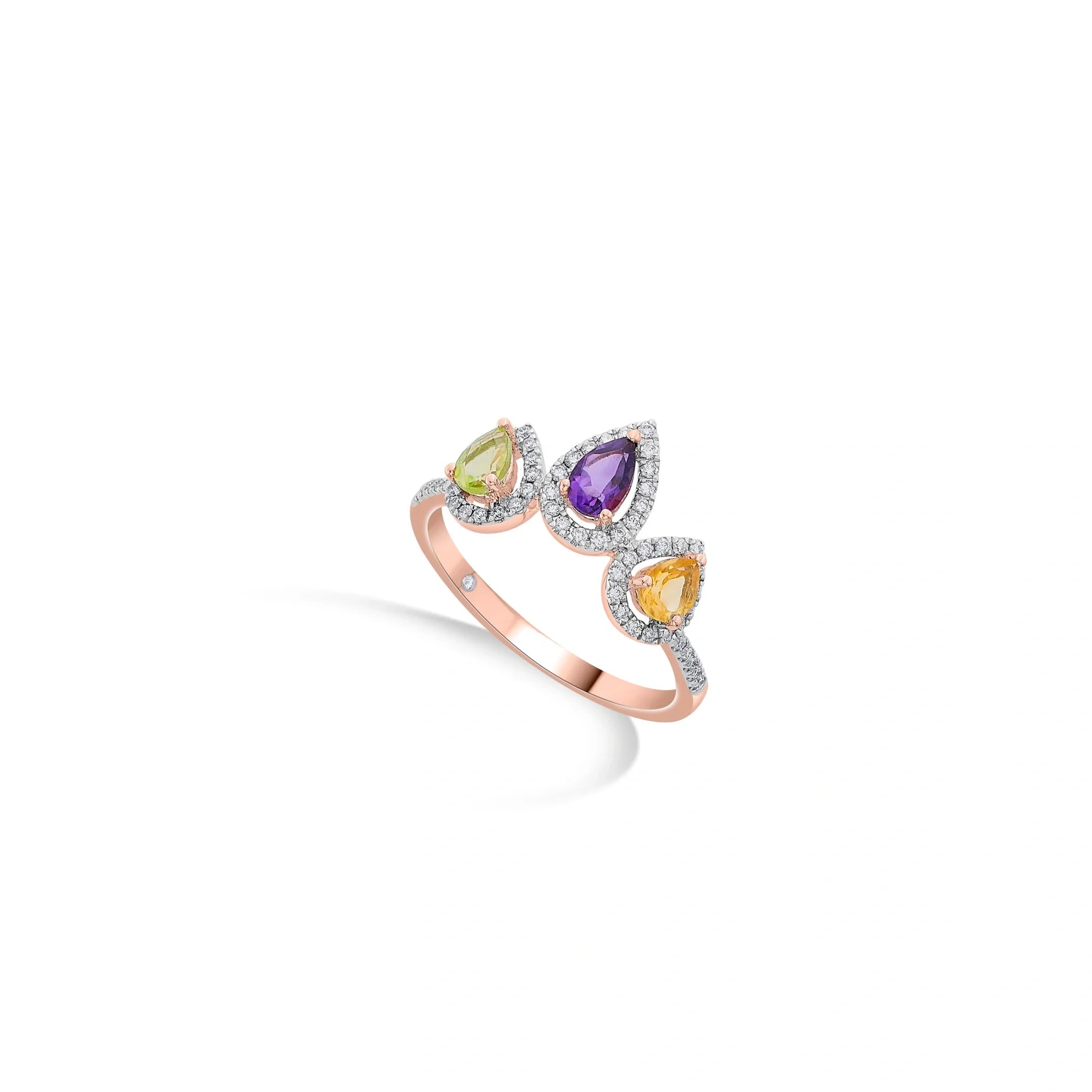 Color Pop Regal Tiara Ring - Zen Diamond India