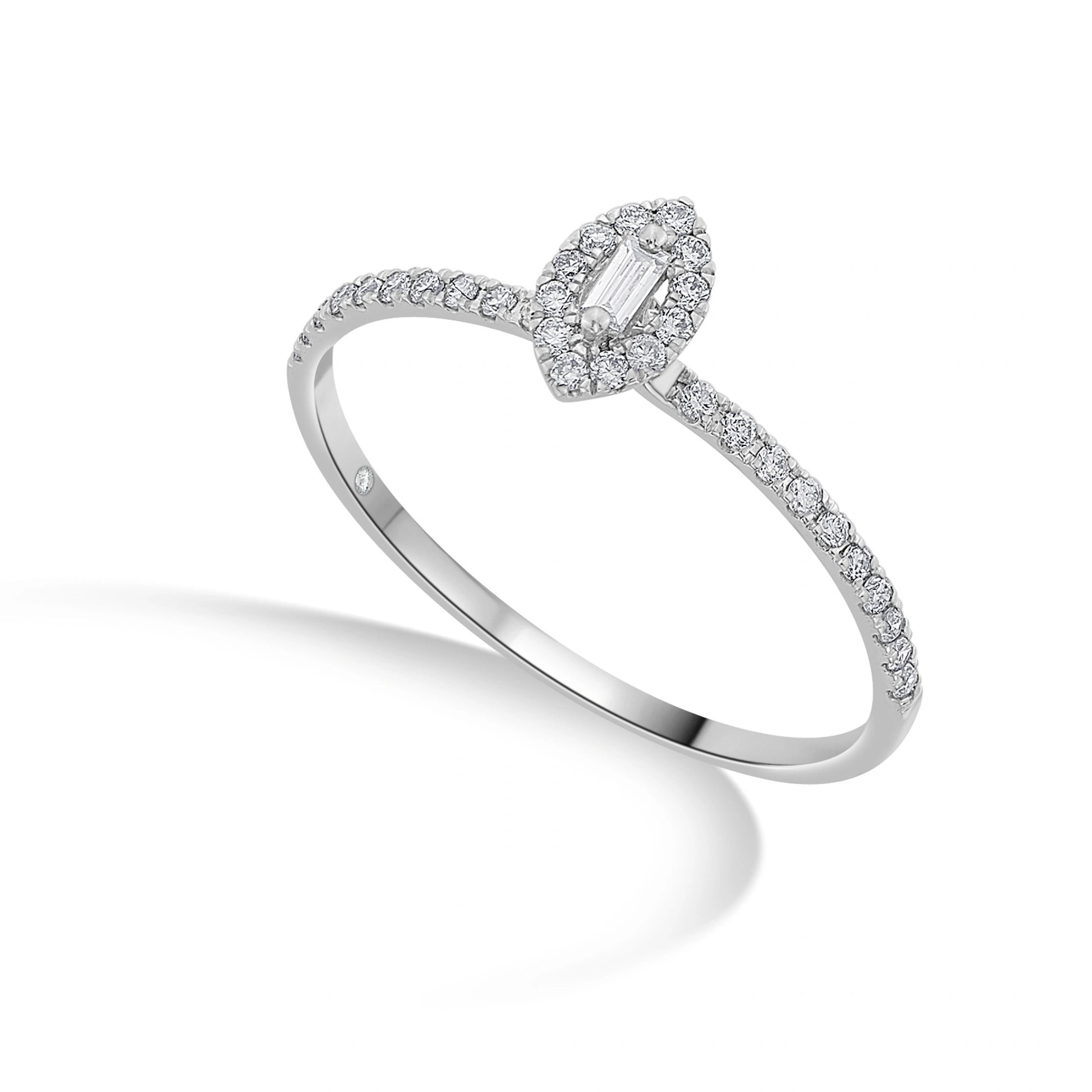 Boujee Marquise Royale Diamond Halo Ring