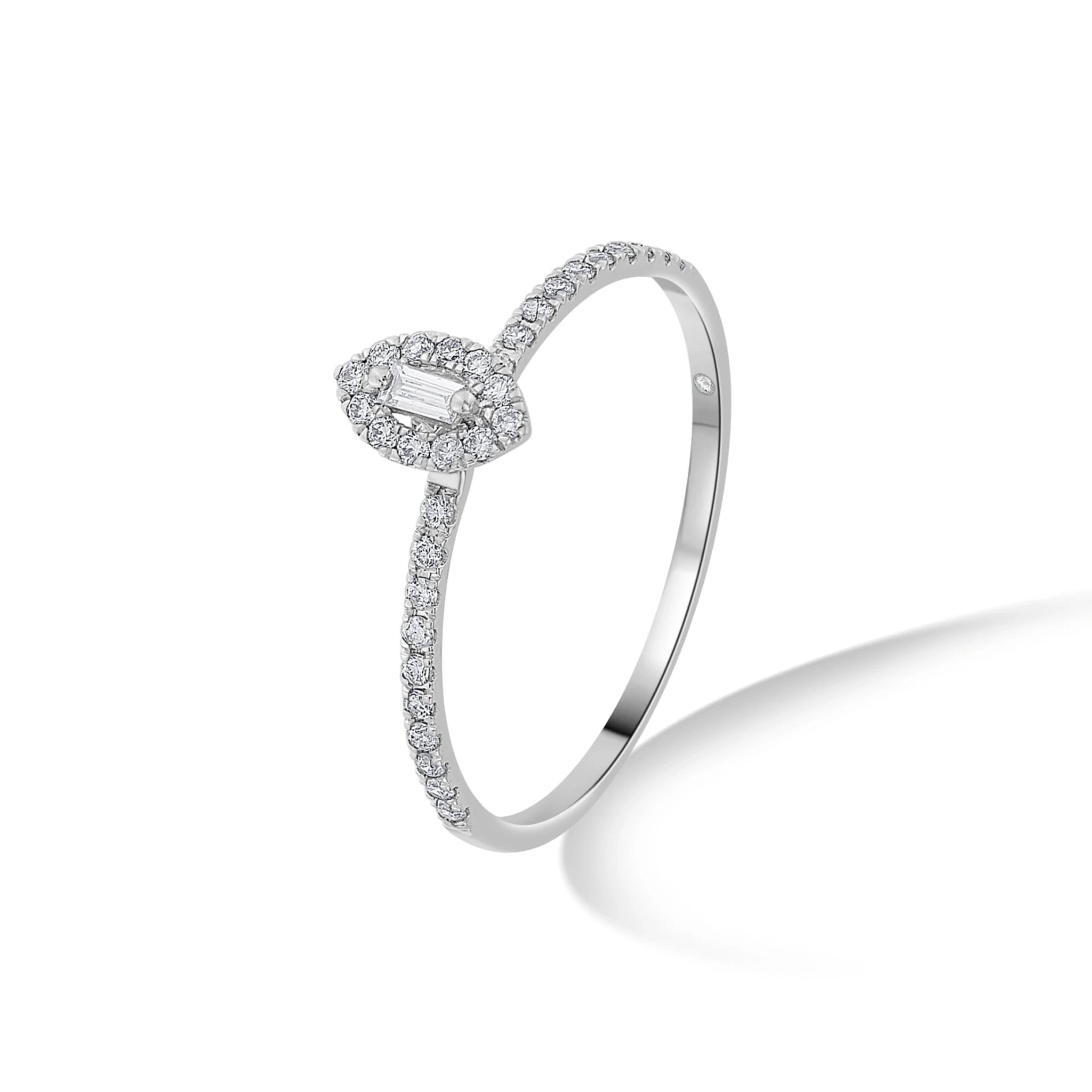 Boujee Marquise Royale Diamond Halo Ring - Zen Diamond India