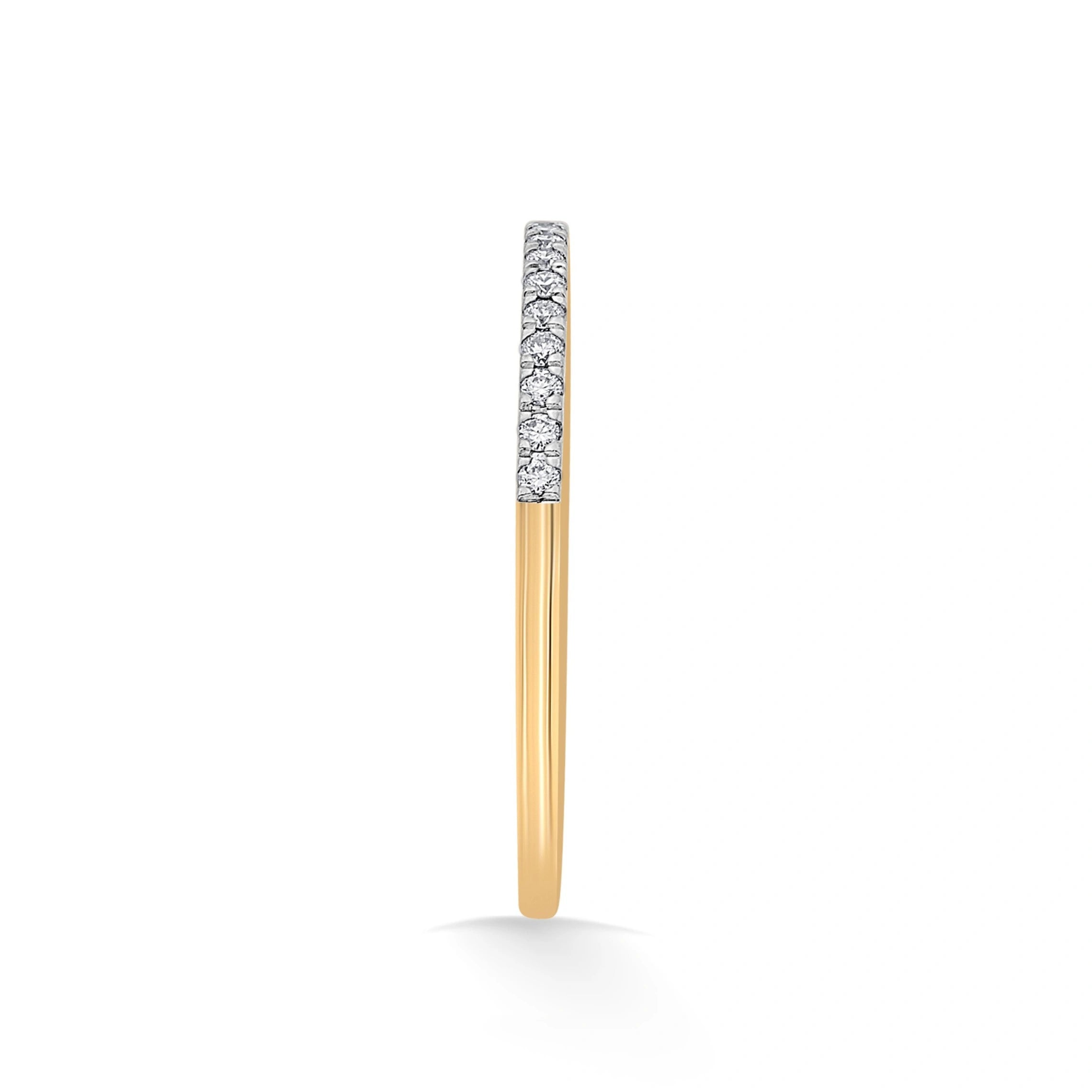 Boujee Golden Glitz Diamond Eternity Band