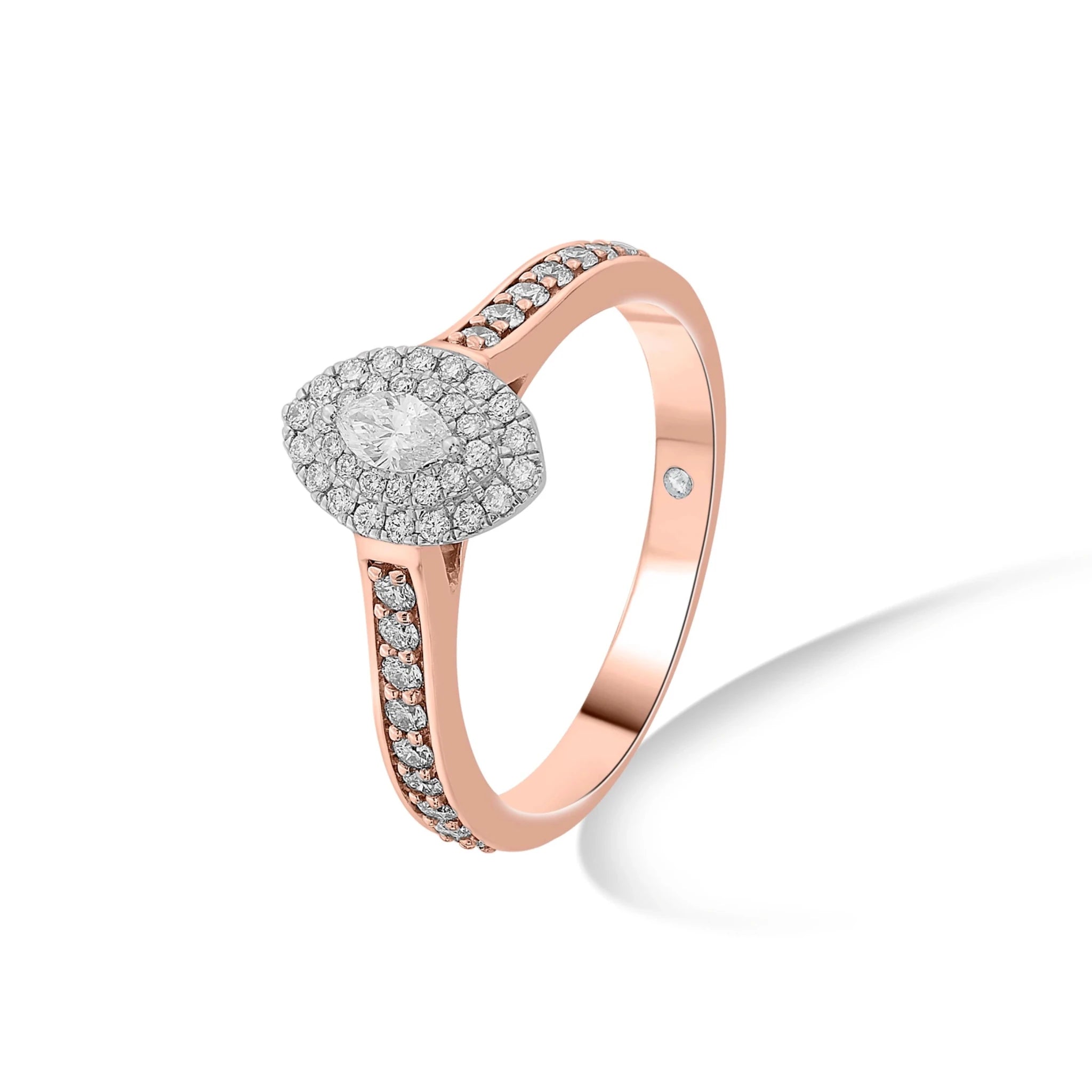 Sassy Glamour Blaze Marquise Sparkle Ring - Zen Diamond India