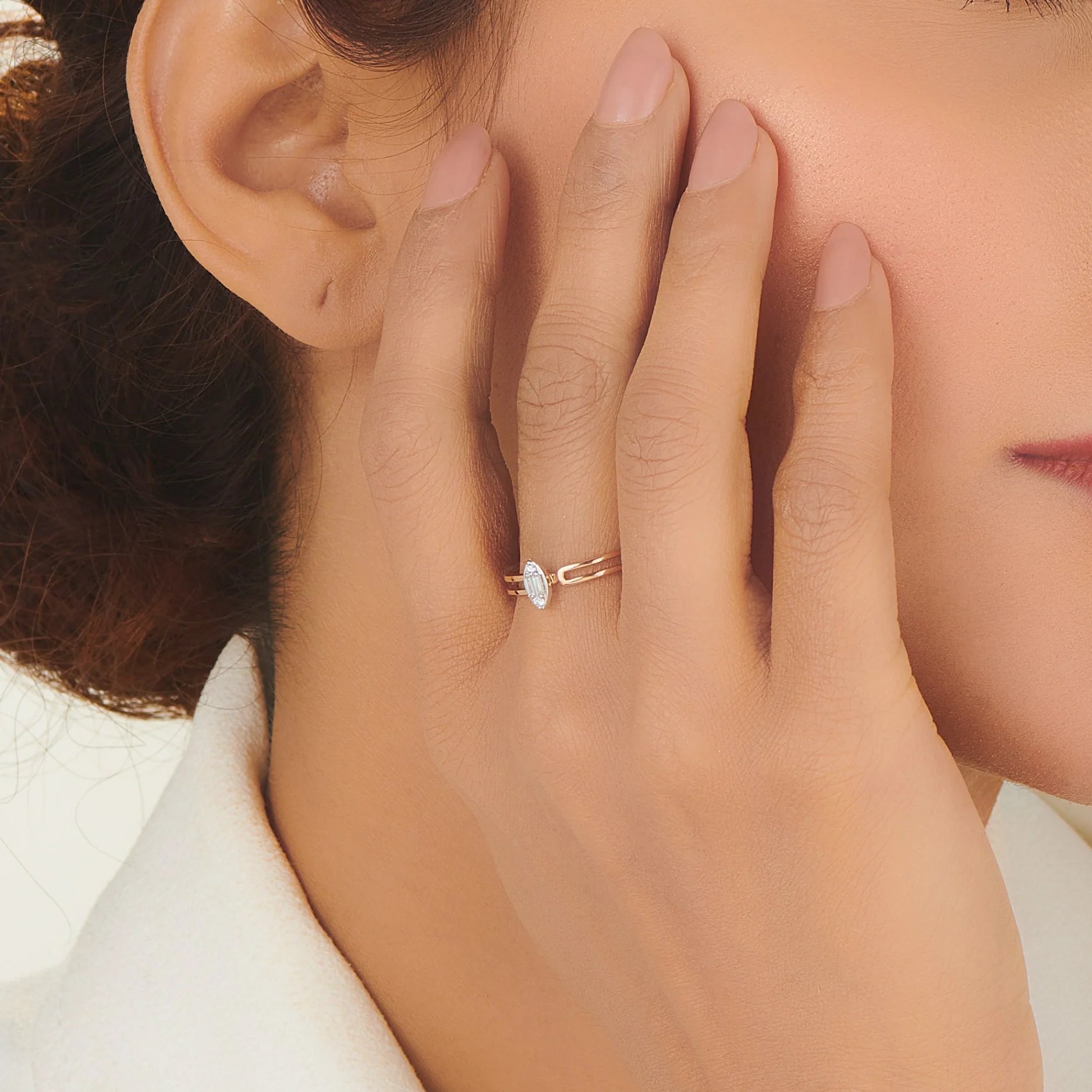 Boujee Marquise Cluster Ring - Zen Diamond India