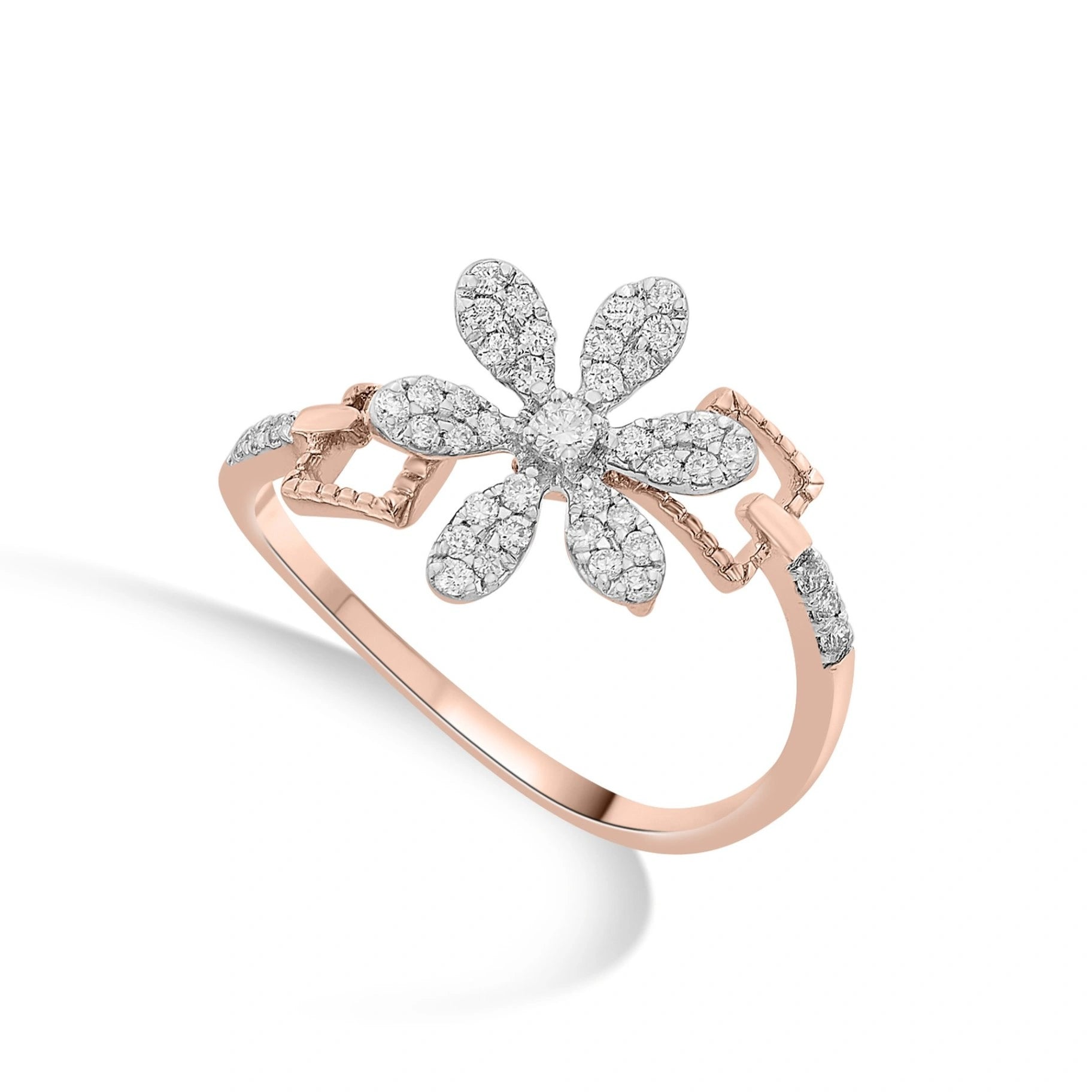 Sassy Dazzling Daisy Diamond Ring