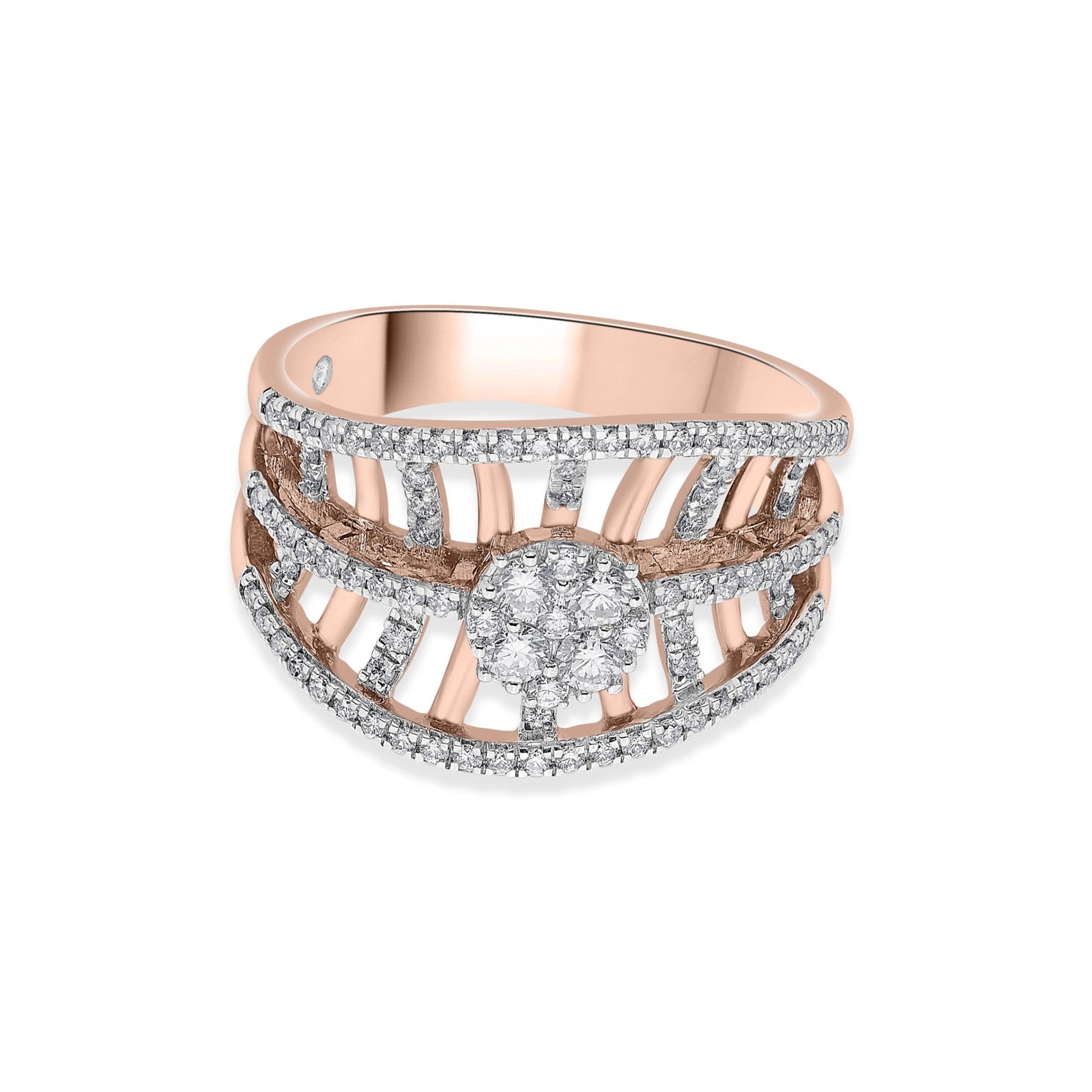 Enchante Sparkling Diamond Grotto Ring