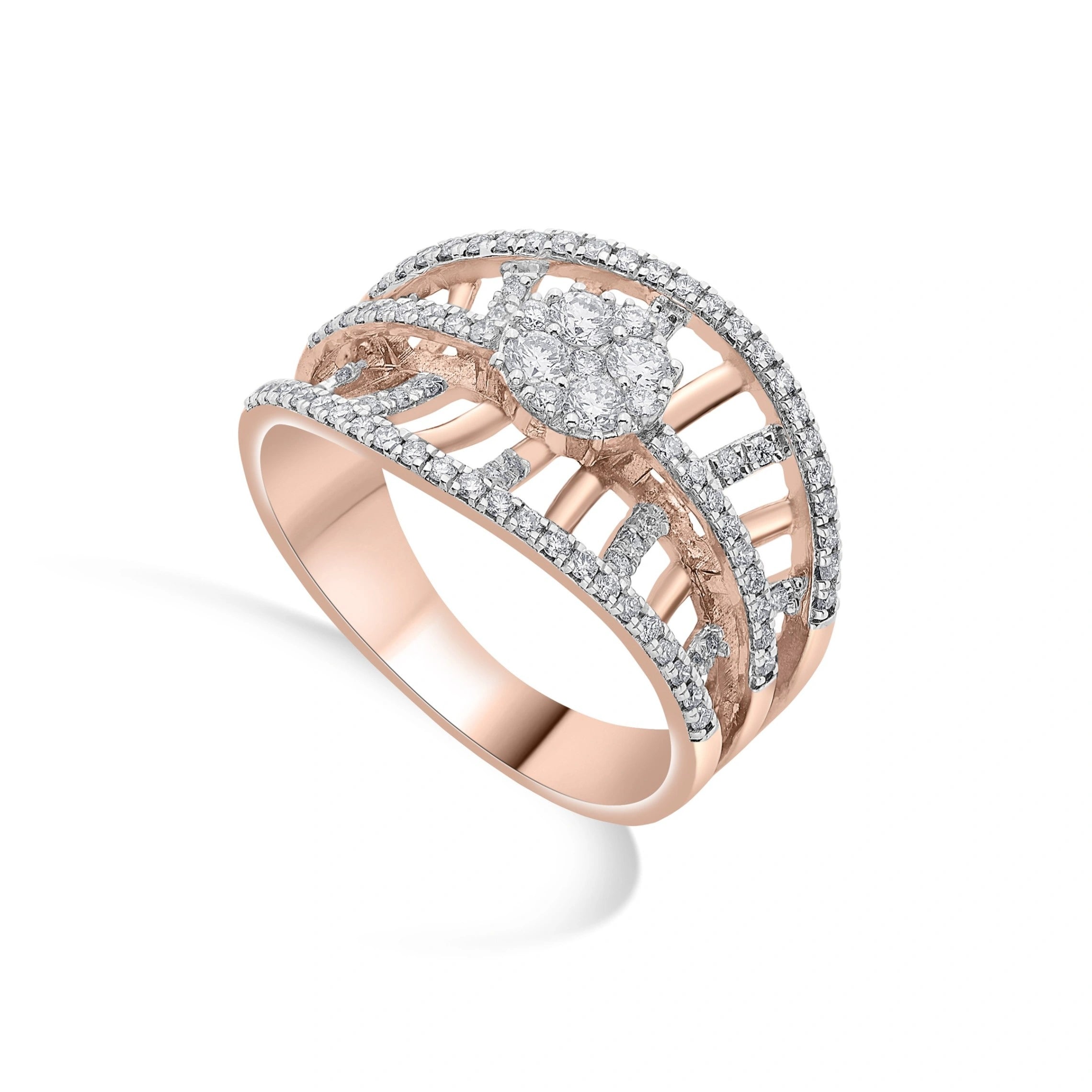 Enchante Sparkling Diamond Grotto Ring