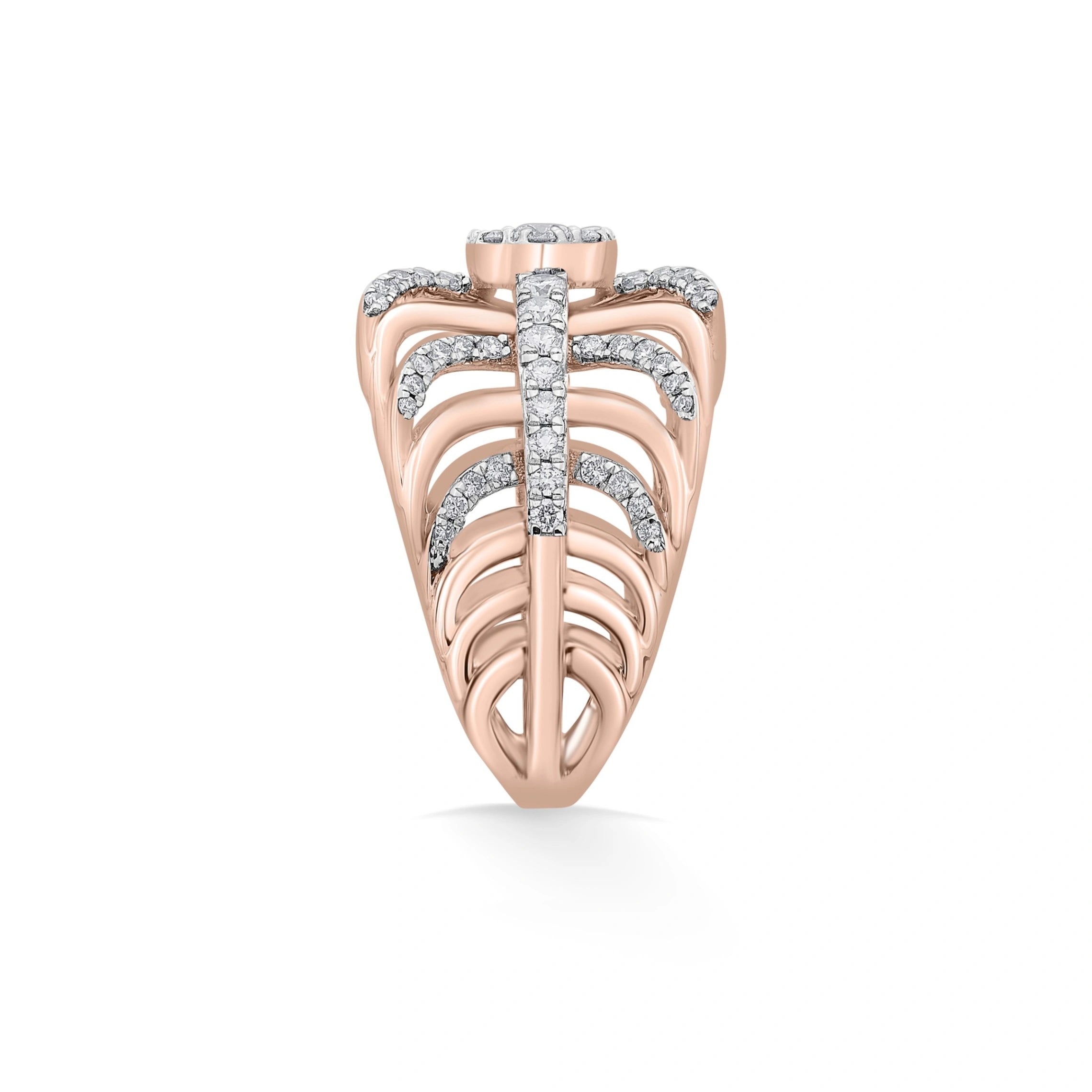 Enchante Diamond Butterfly Wings Statement Ring