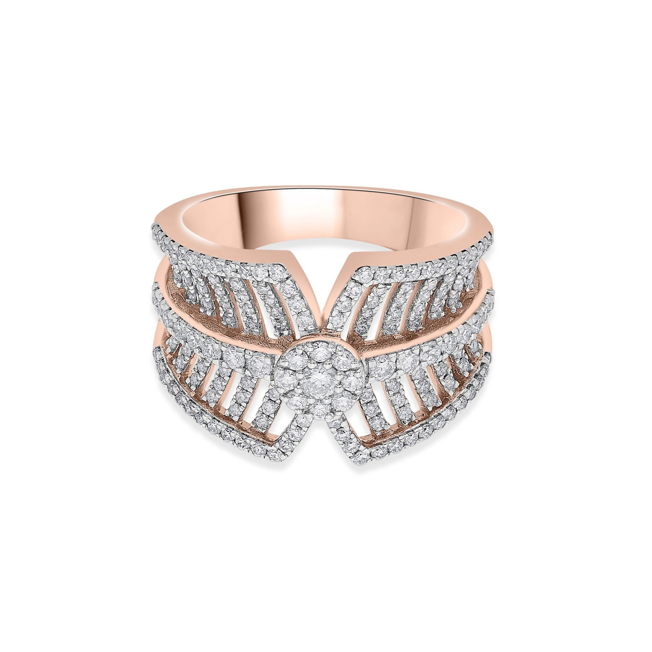 Enchante Royal Diamond Feather Statement