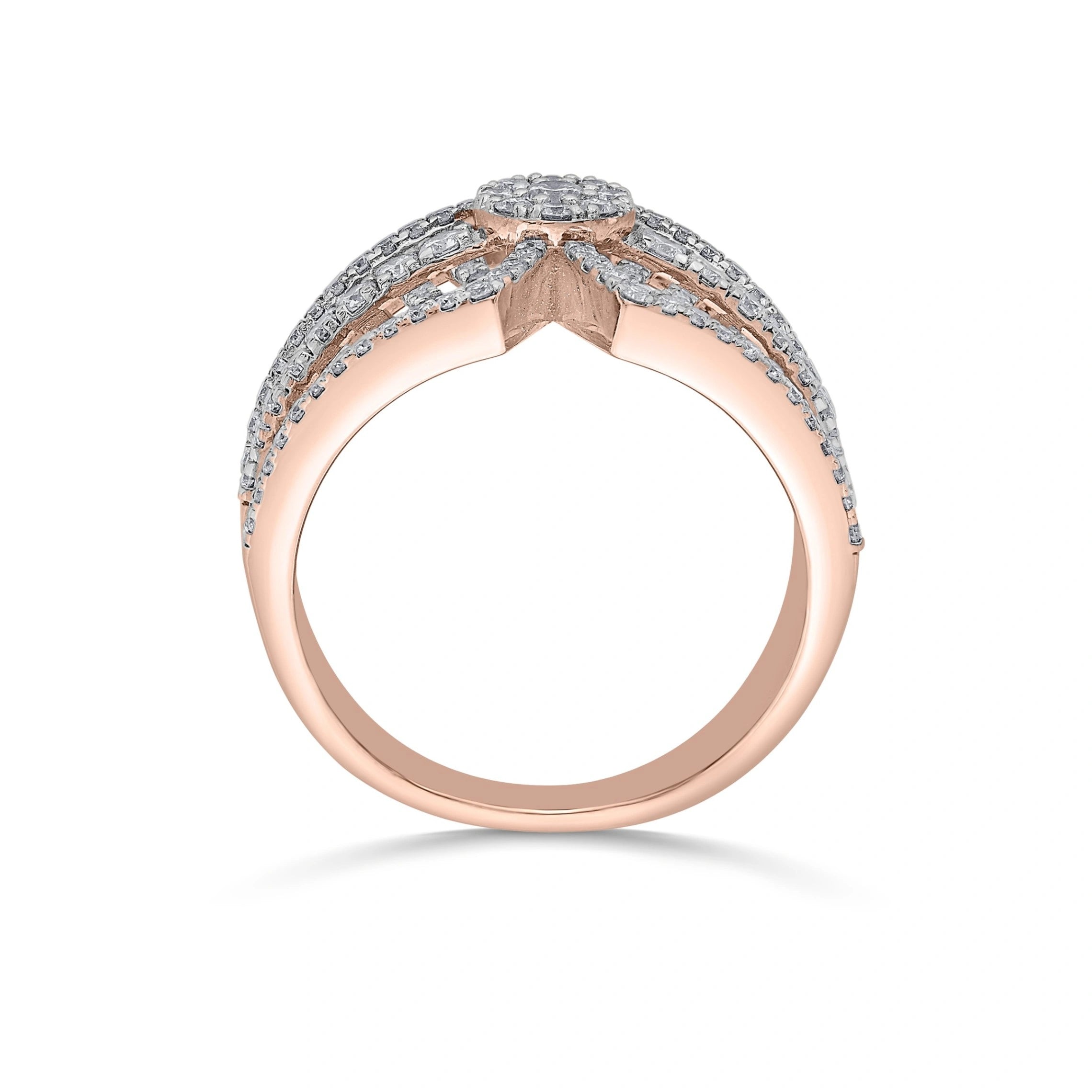 Enchante Royal Diamond Feather Statement