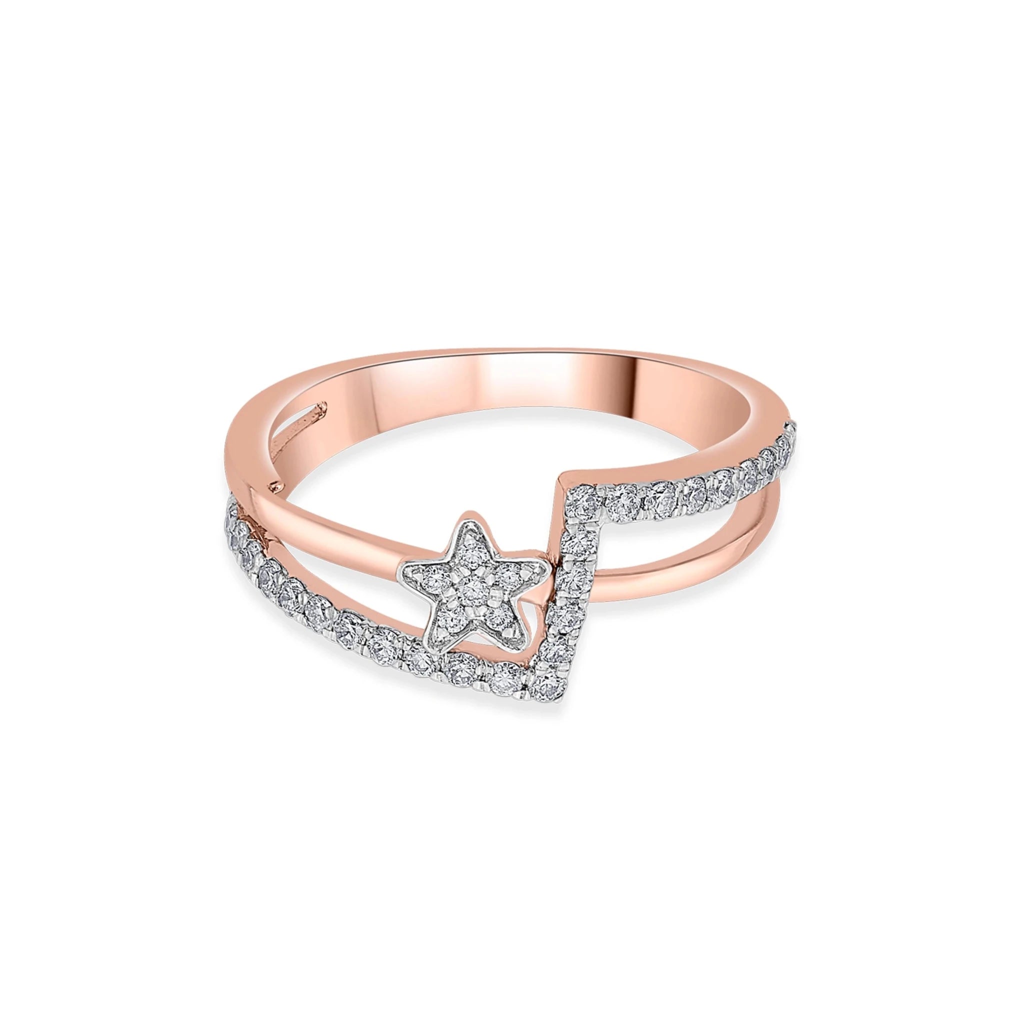 Sassy Starstruck Diamond Ring - Zen Diamond India