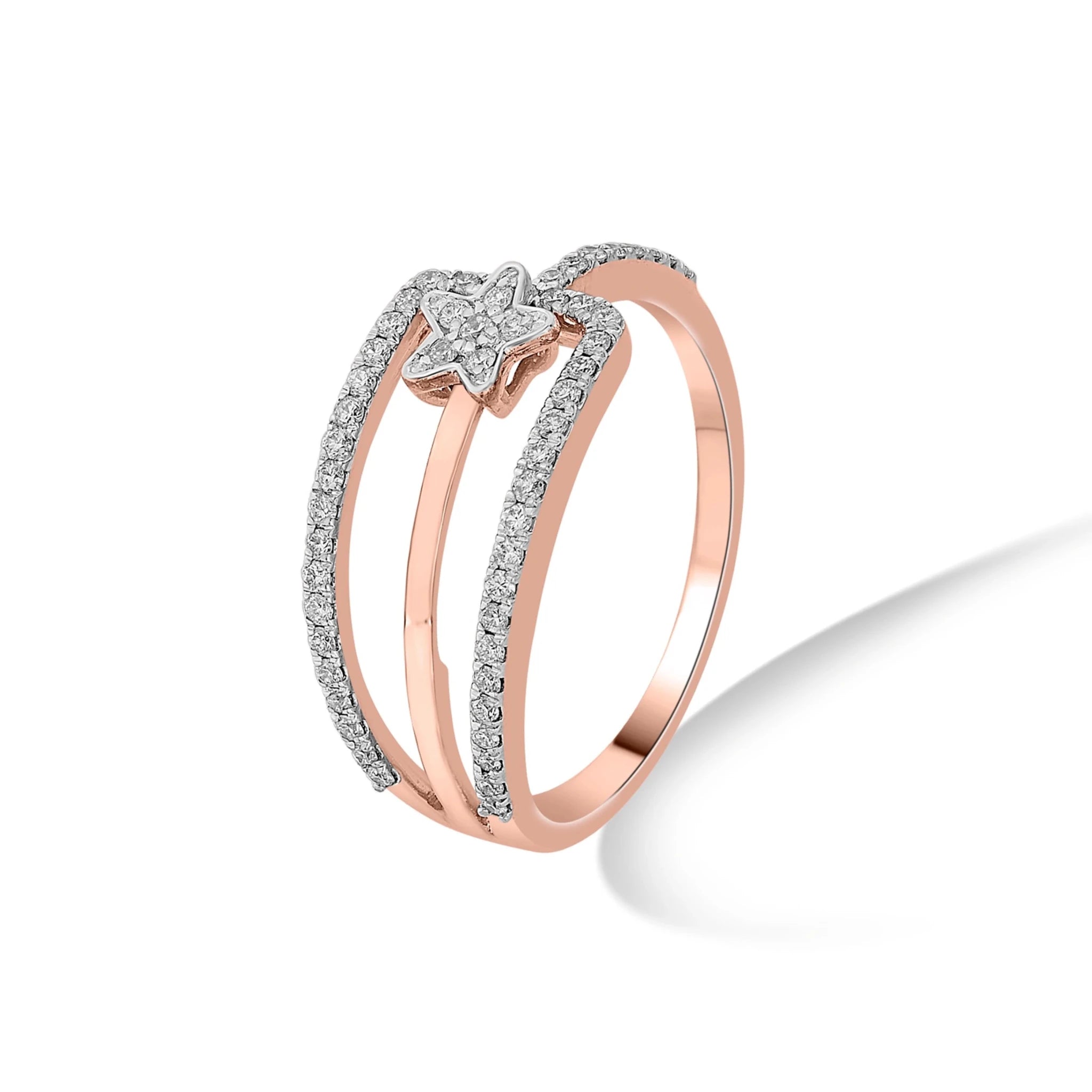 Sassy Starlit Grace Diamond Ring - Zen Diamond India