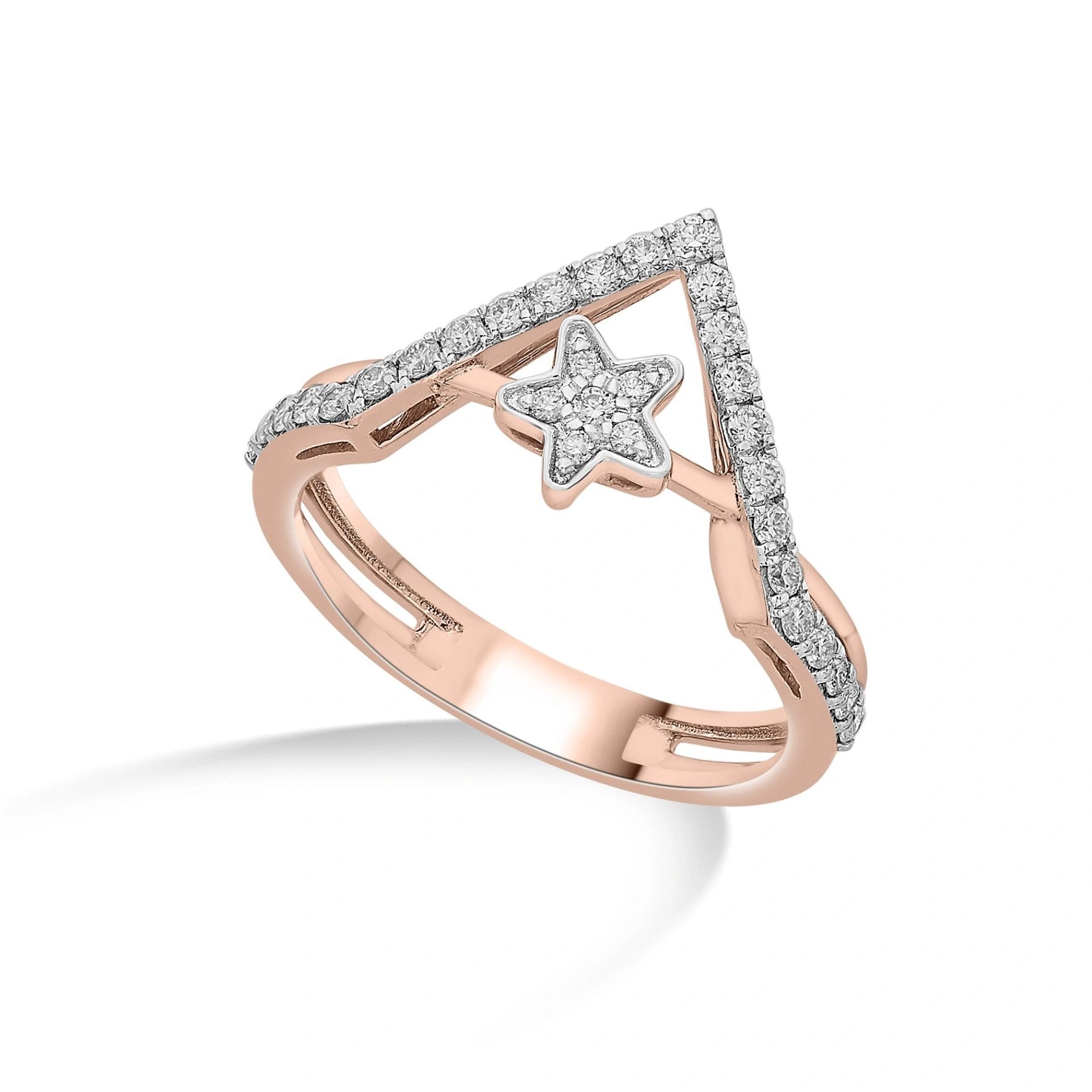 Sassy Cosmic Charm Diamond Ring