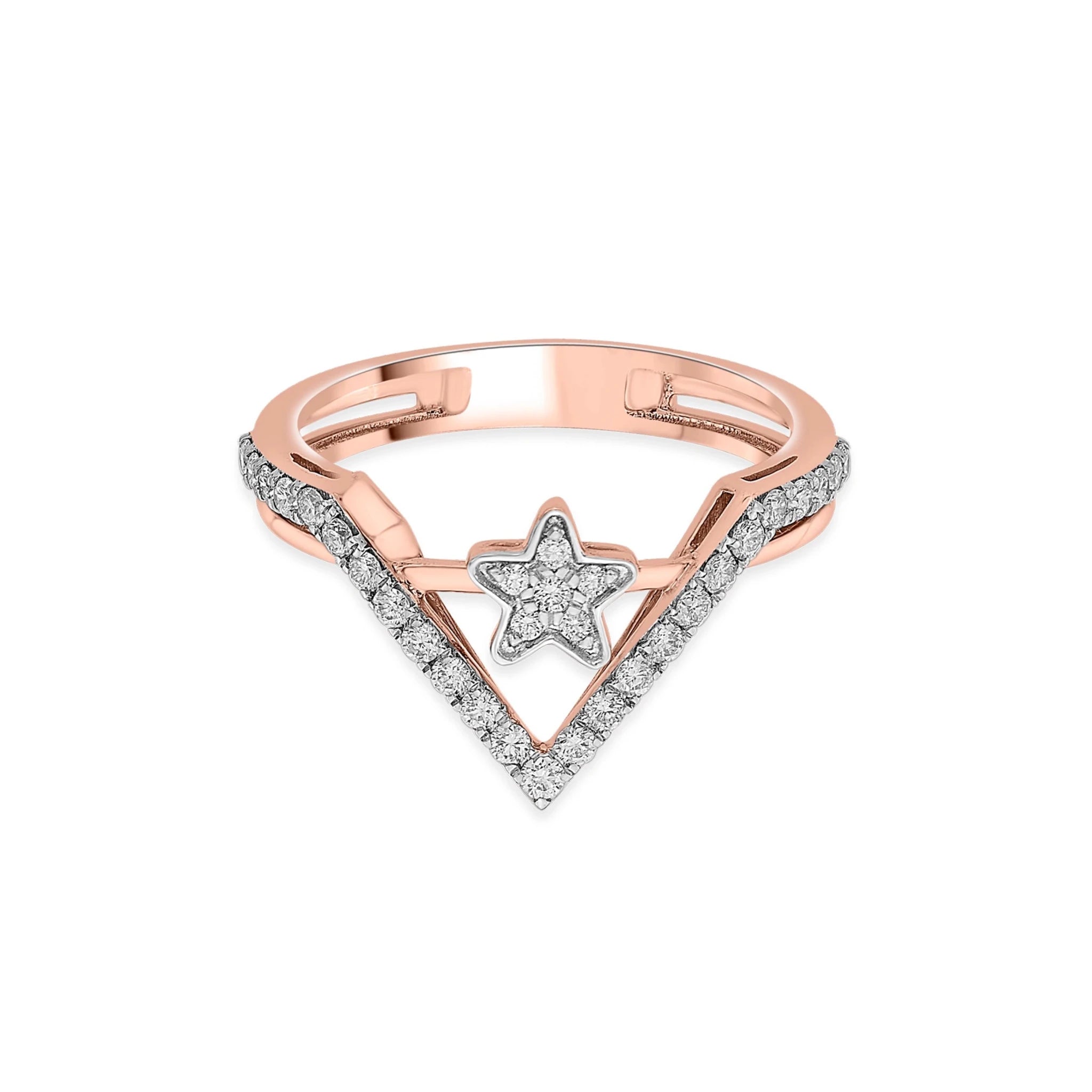 Sassy Cosmic Charm Diamond Ring - Zen Diamond India