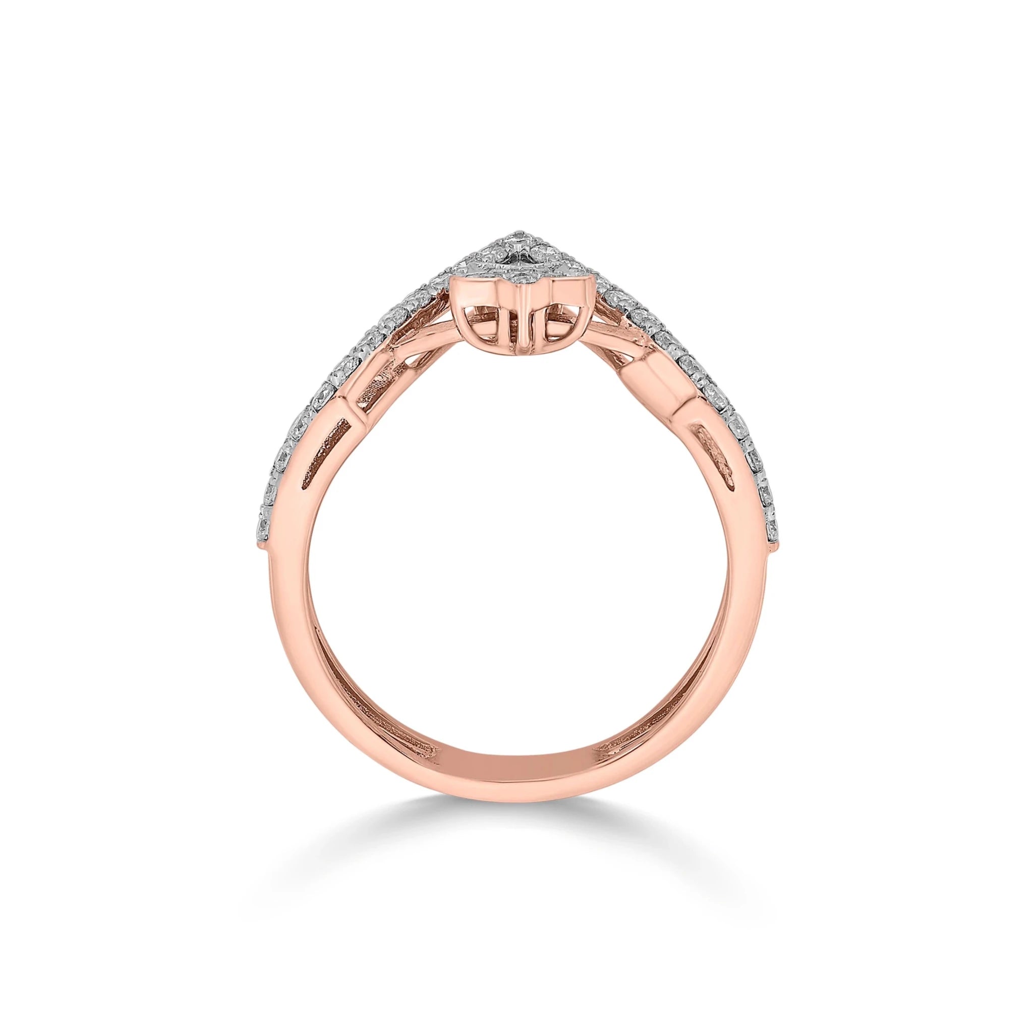 Sassy Cosmic Charm Diamond Ring - Zen Diamond India