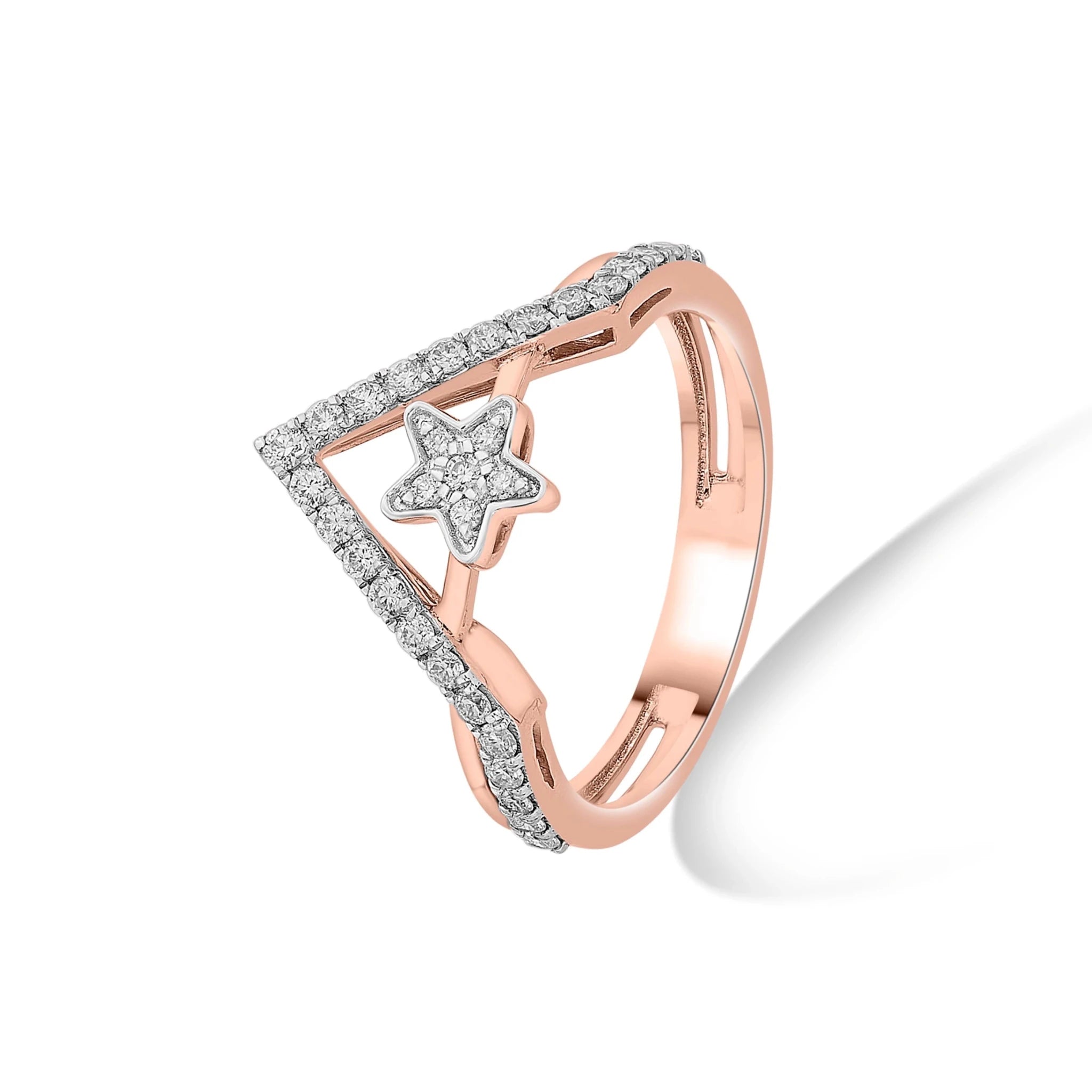 Sassy Cosmic Charm Diamond Ring - Zen Diamond India