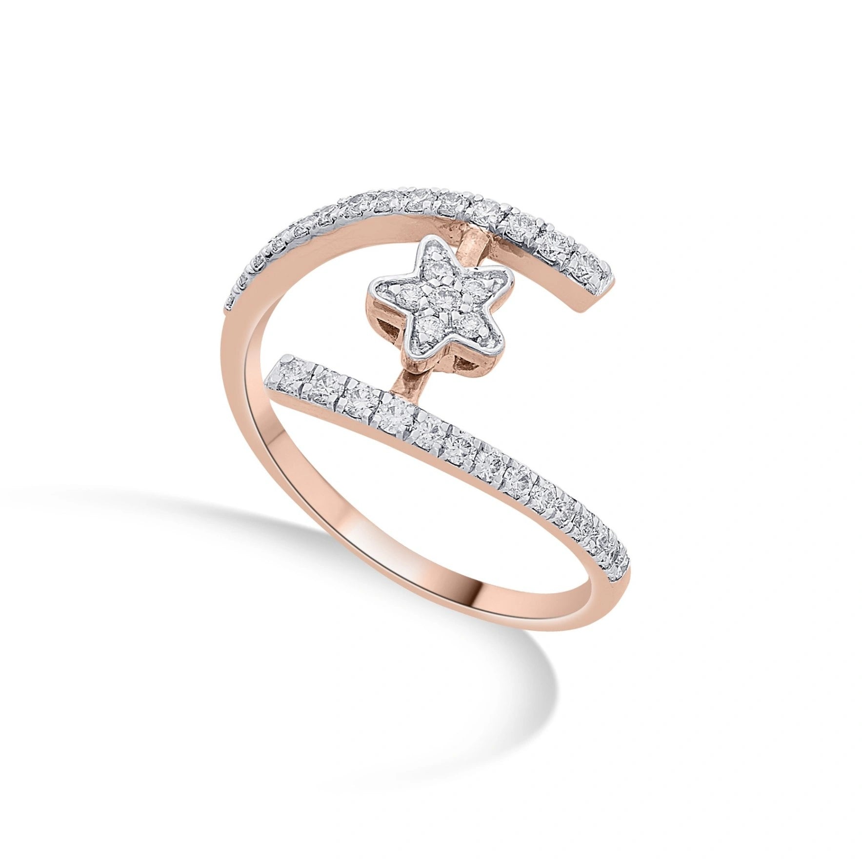 Sassy Shooting Star Diamond Ring