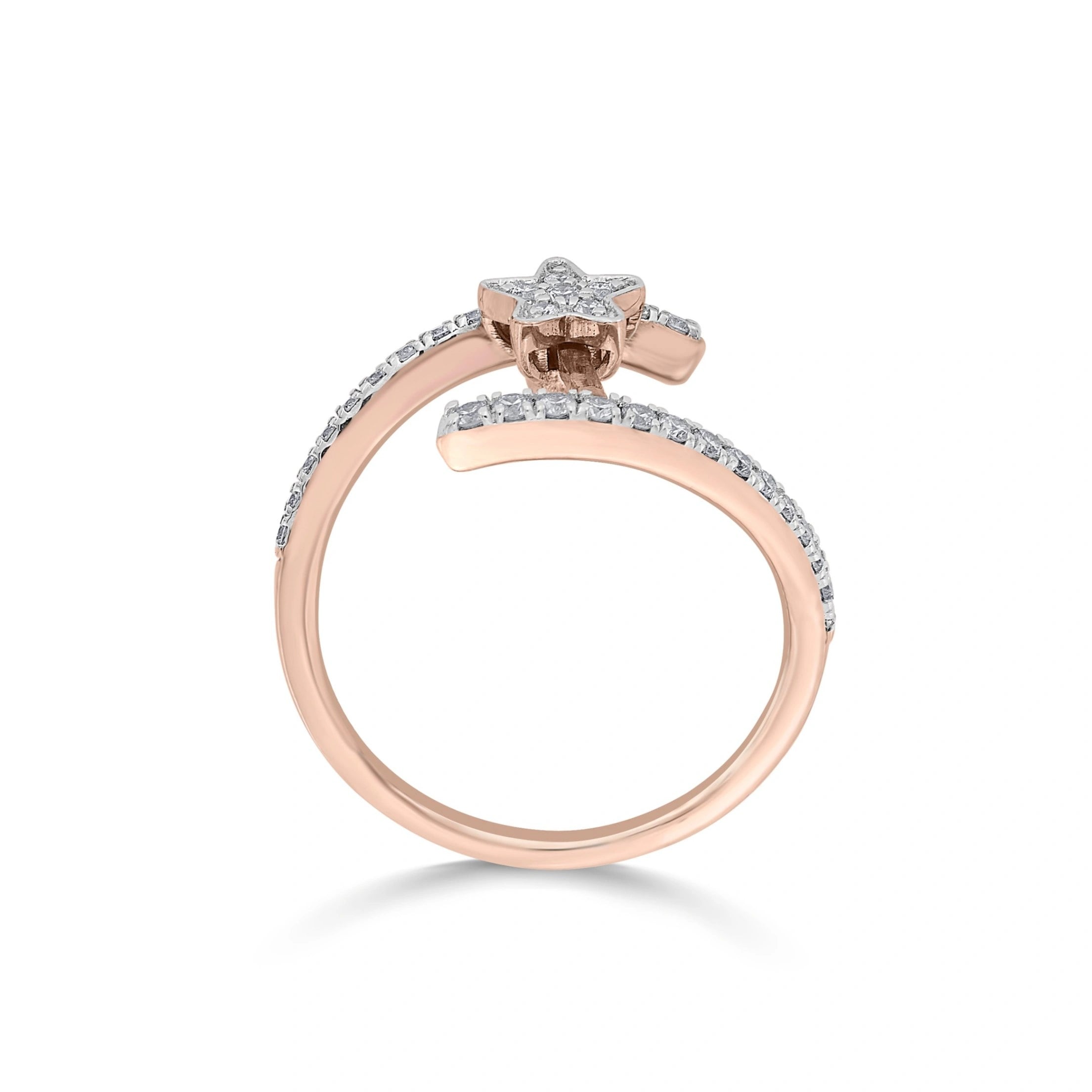 Sassy Shooting Star Diamond Ring