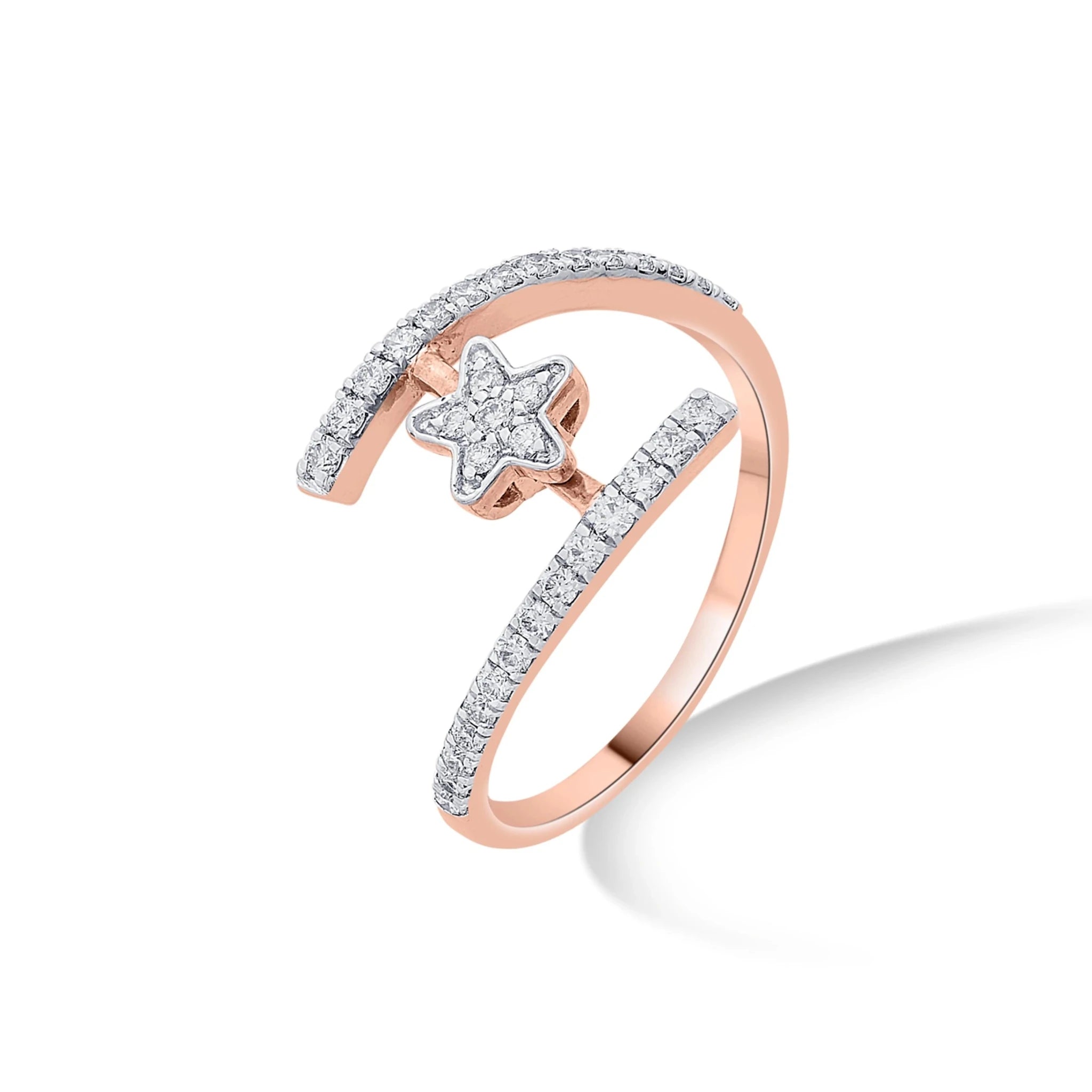 Sassy Shooting Star Diamond Ring - Zen Diamond India