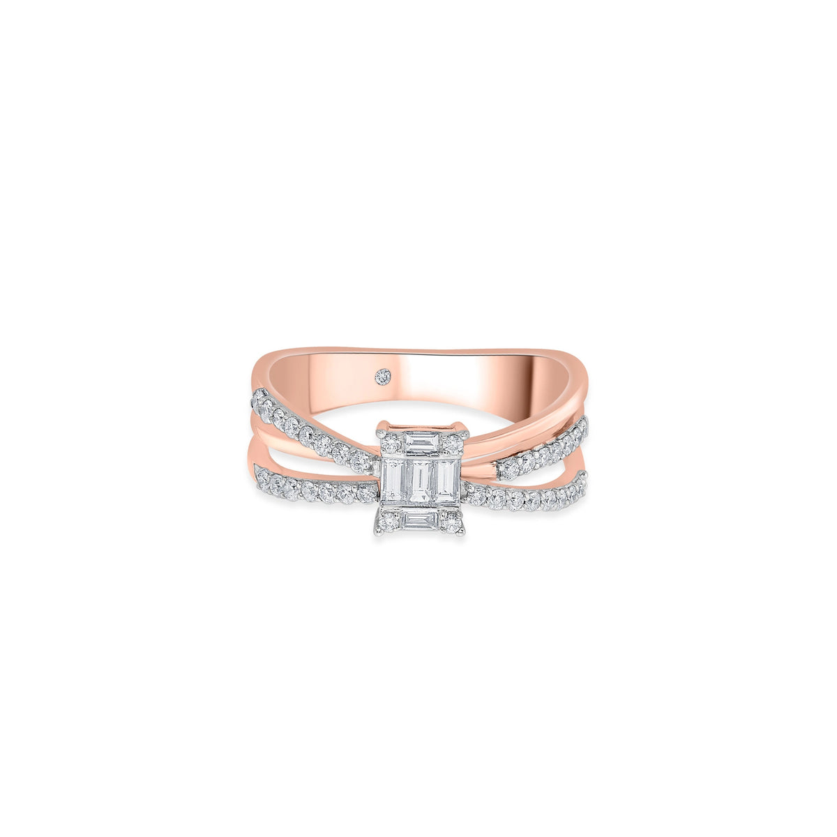 Regal Radiance Crossover Ring