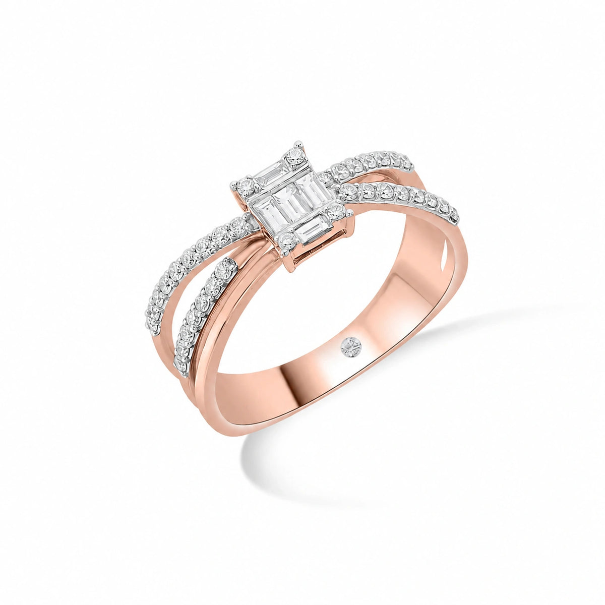 Regal Radiance Crossover Ring