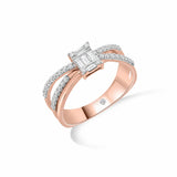 Regal Radiance Crossover Ring