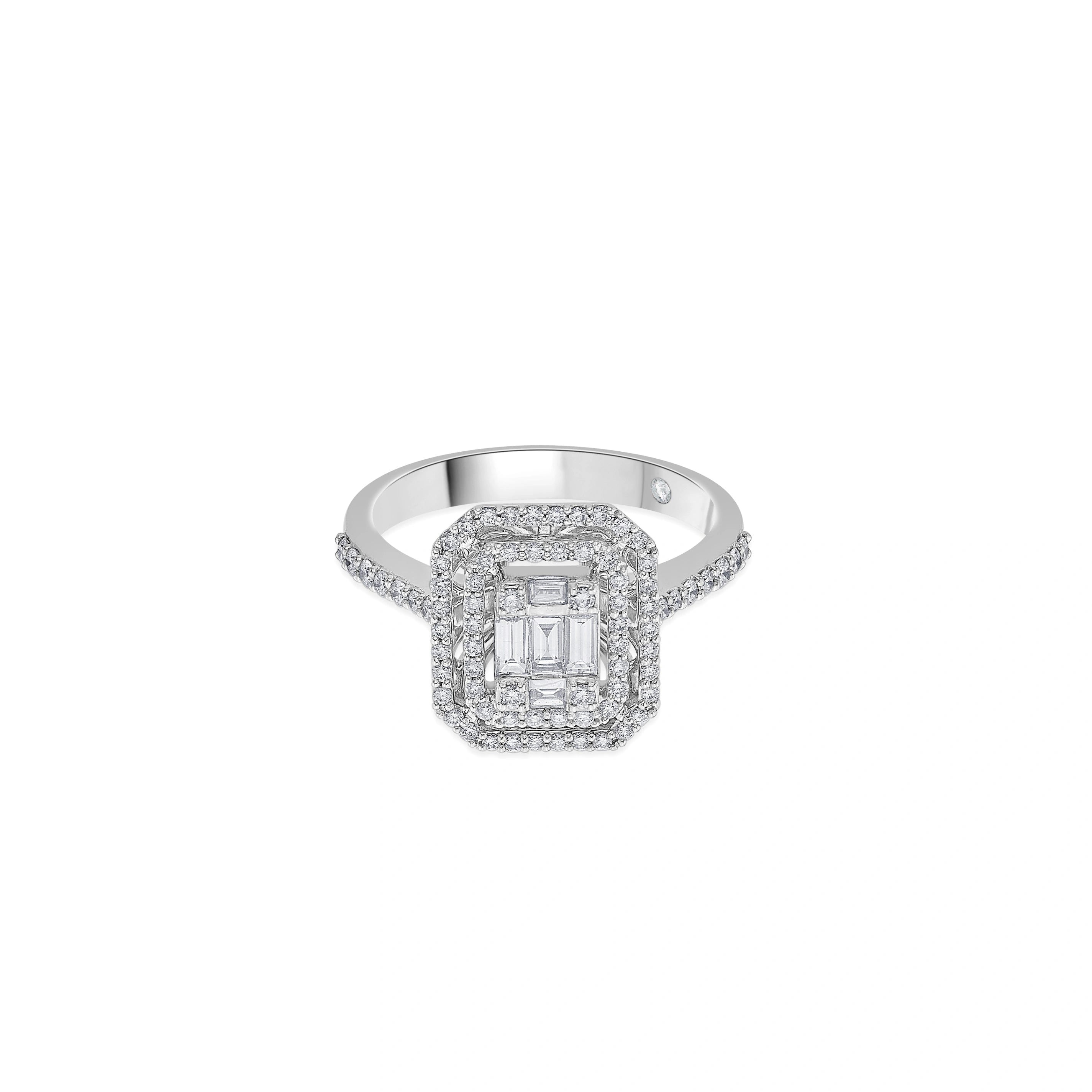 Diamond Dynasty Halo Ring - Zen Diamond India