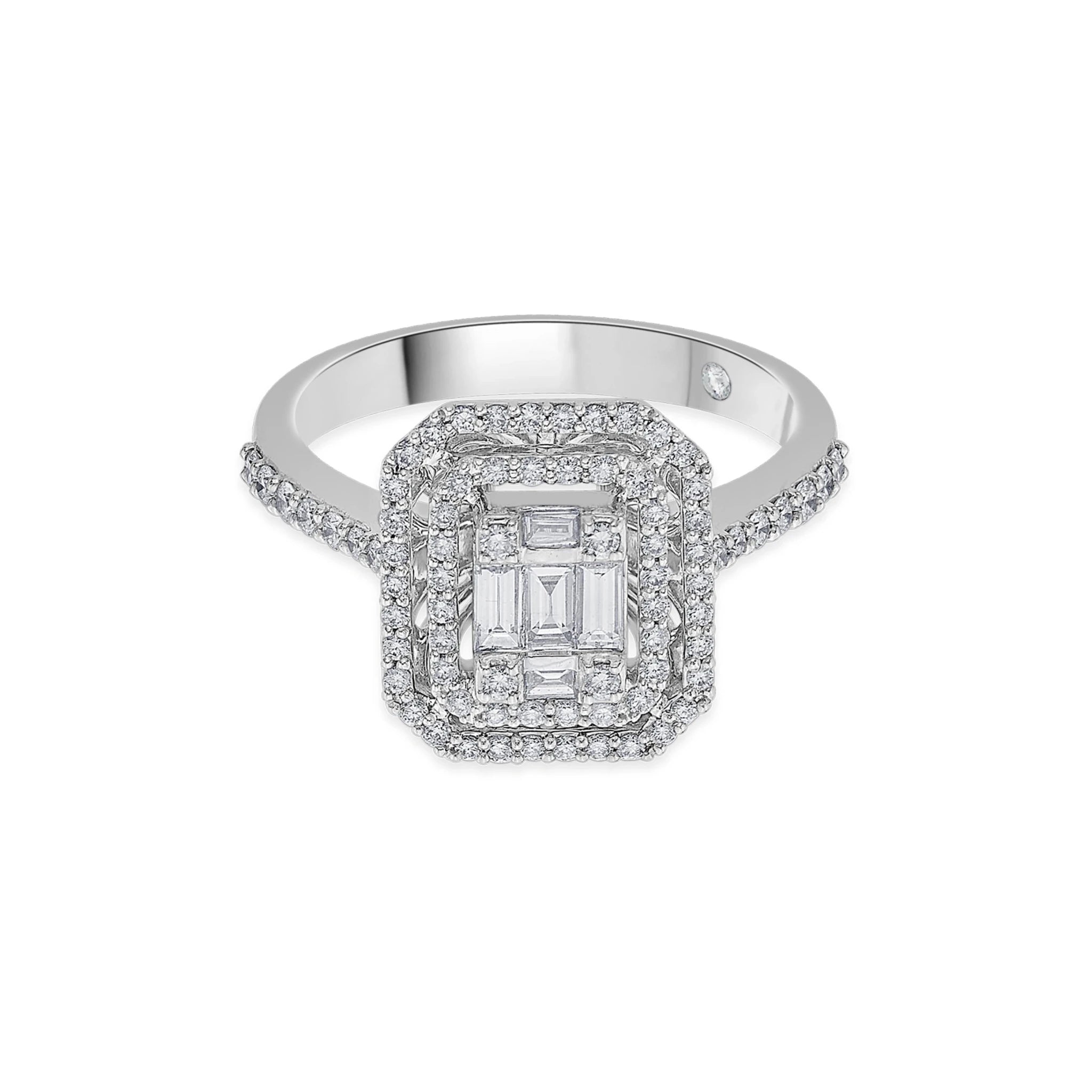 Diamond Dynasty Halo Ring - Zen Diamond India