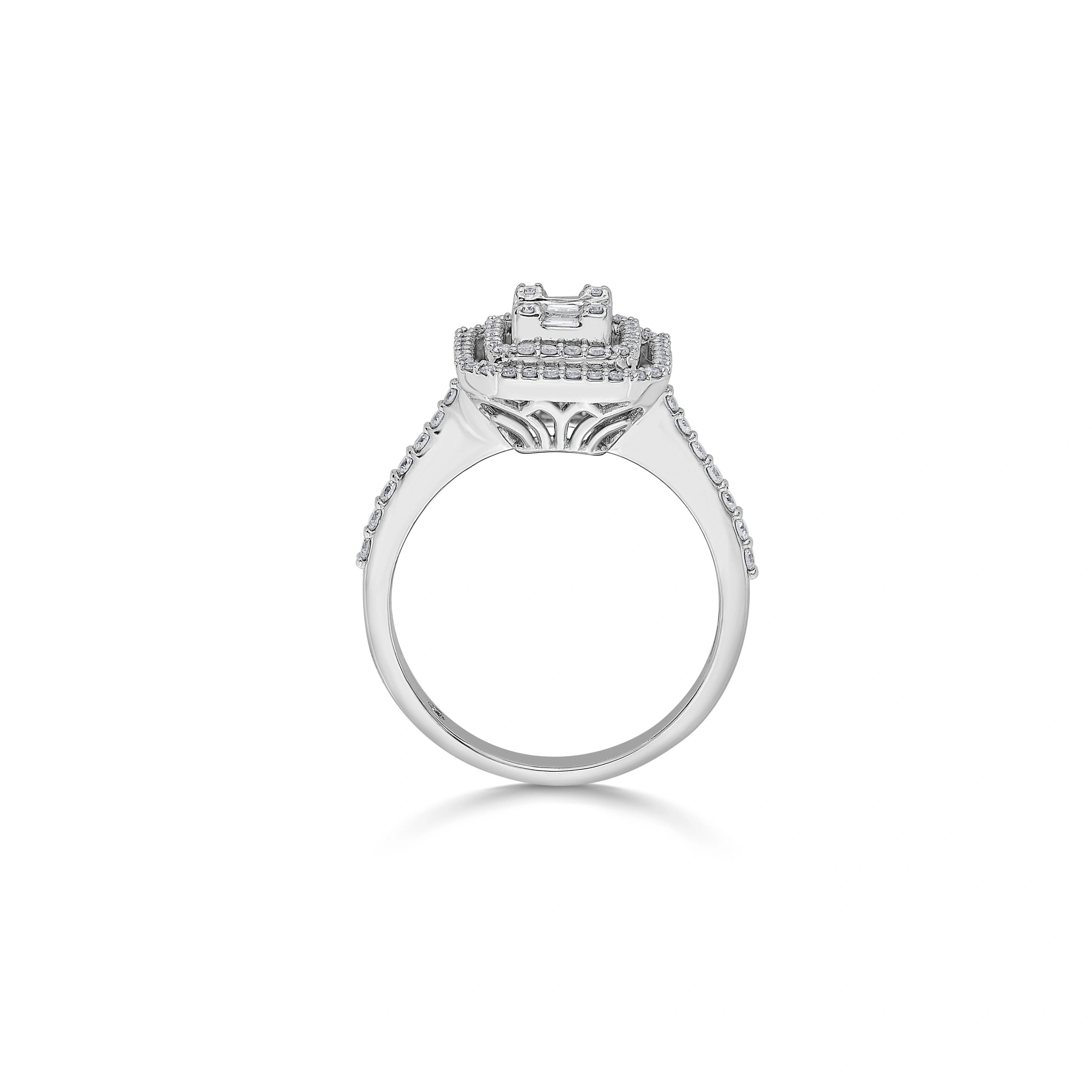 Diamond Dynasty Halo Ring - Zen Diamond India