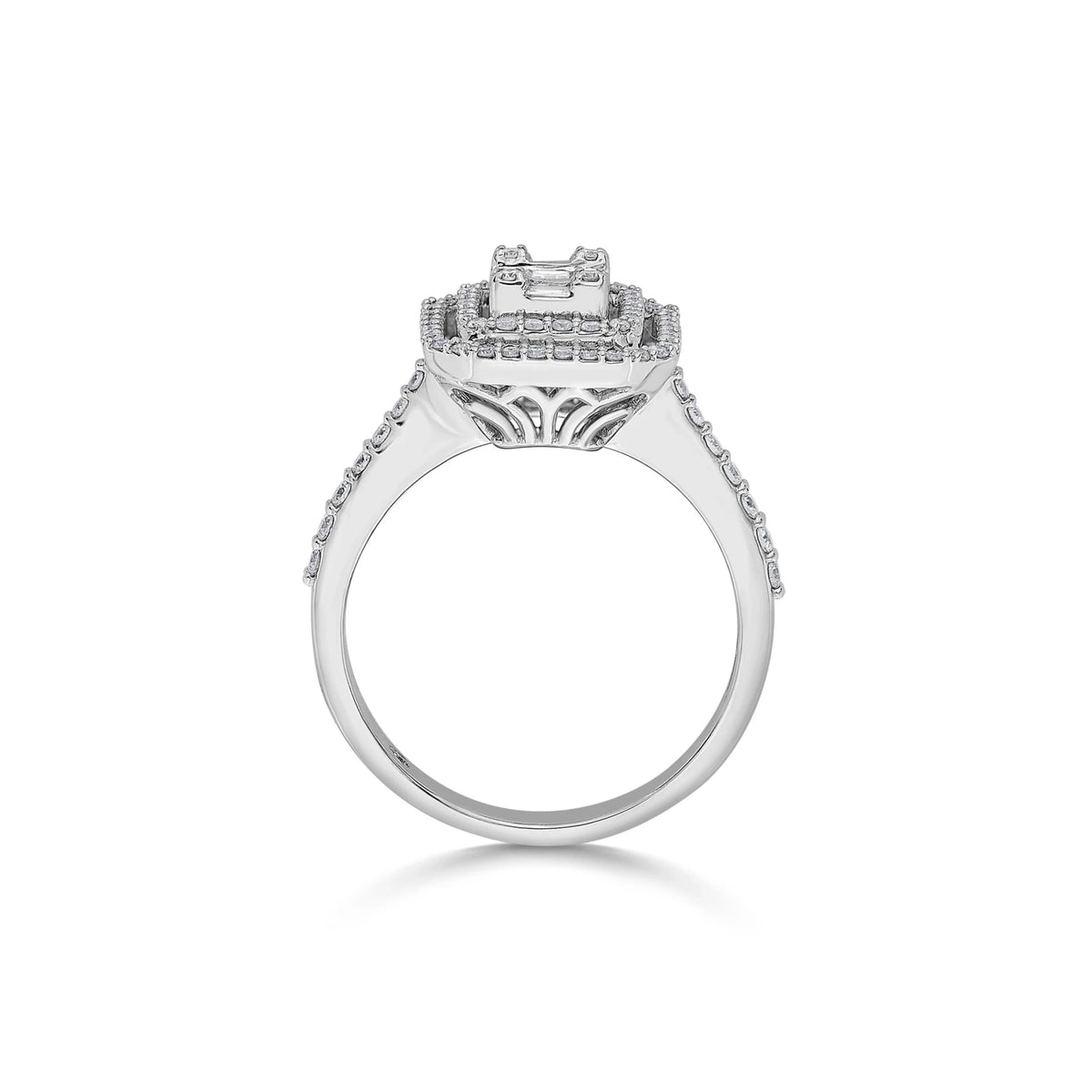 Diamond Dynasty Halo Ring - Zen Diamond India