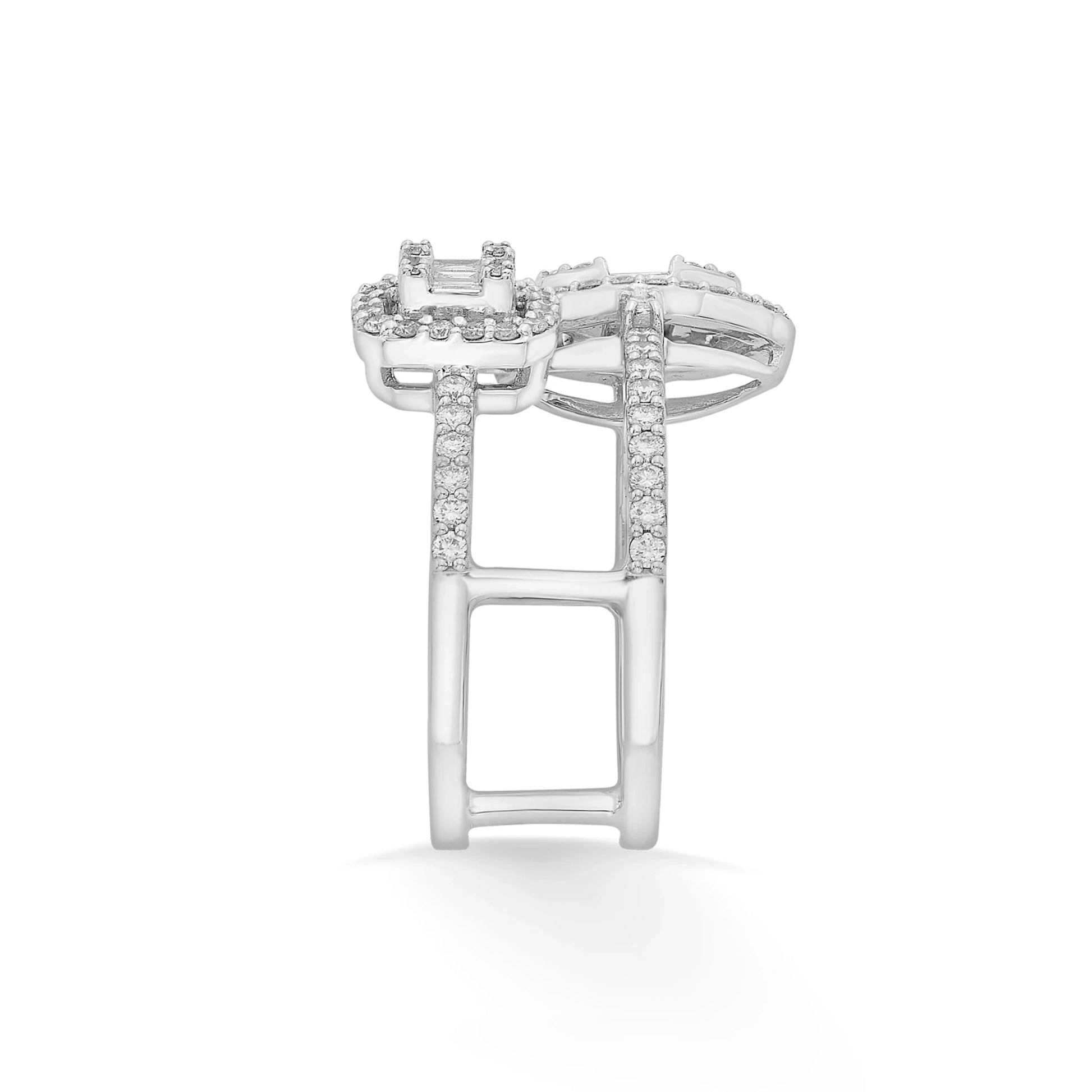 Dual Majesty Spark Ring - Zen Diamond India