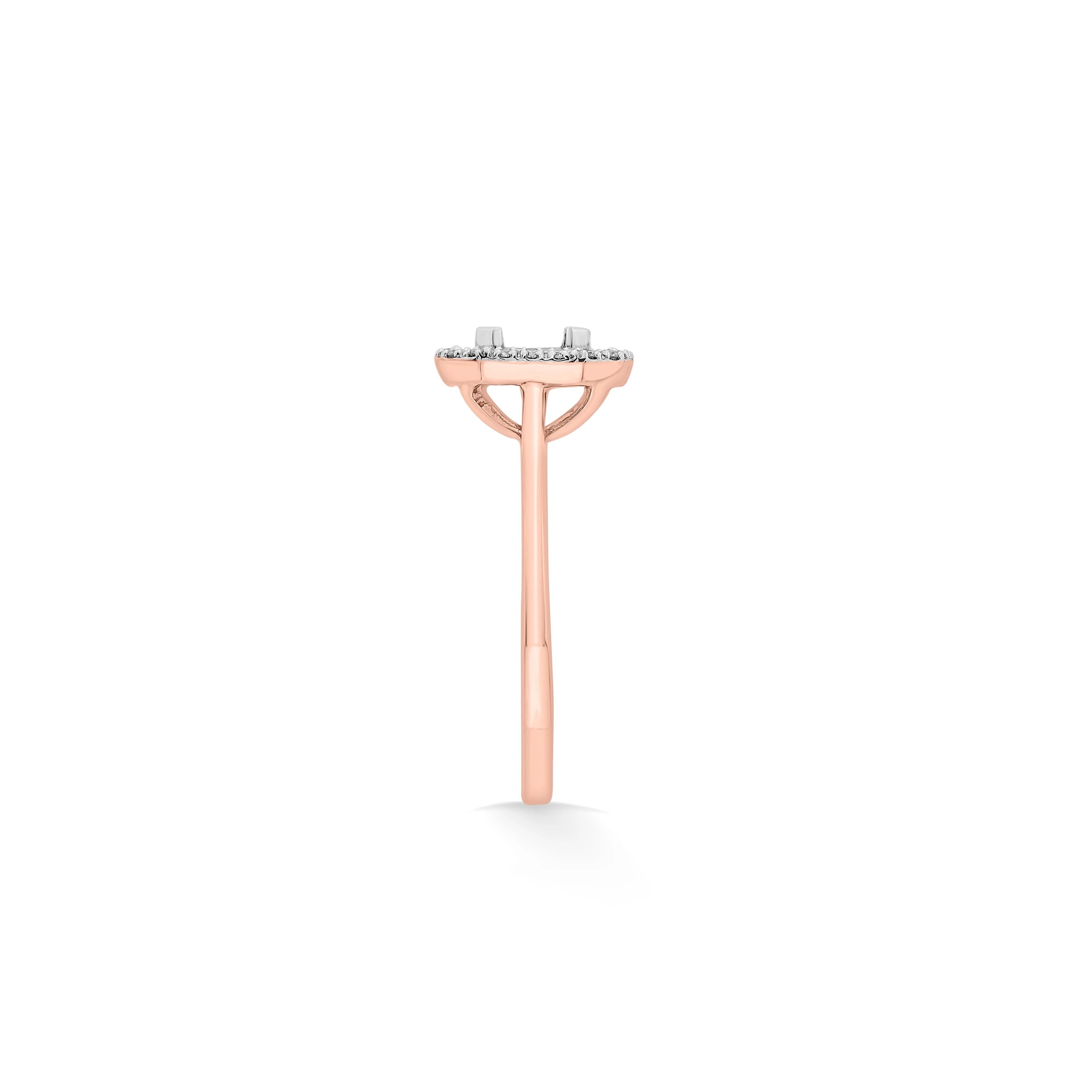 Rose Éclat Halo Ring - Zen Diamond India