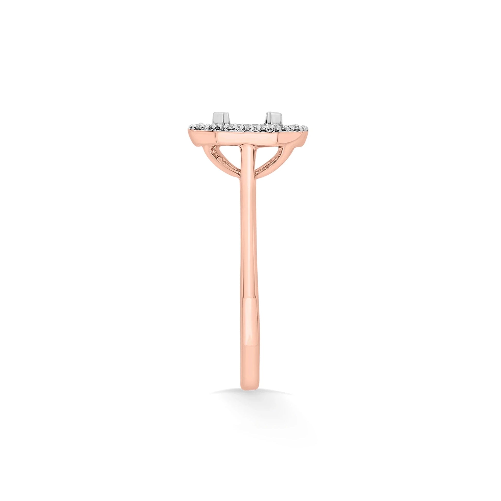 Rose Eclat Halo Ring - Zen Diamond India