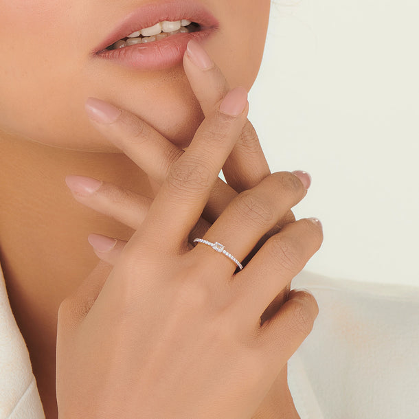 Boujee Emerald Glow Diamond Luxe Band - Zen Diamond India