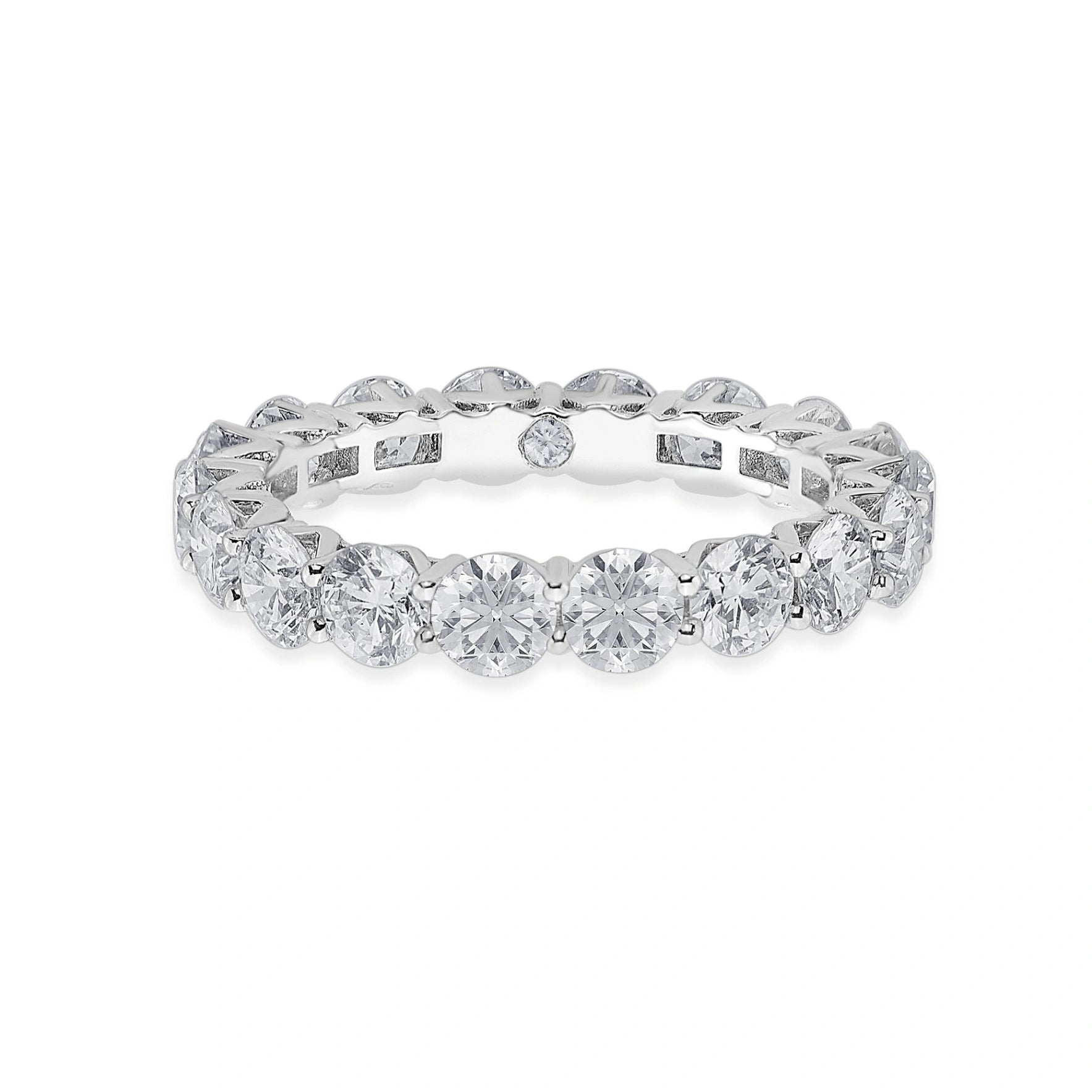 Solitaire Eternal Spark Loop Ring - Zen Diamond India