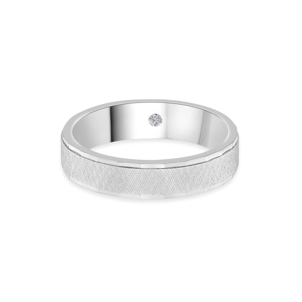Hugo Eternal Frost Textured Ring