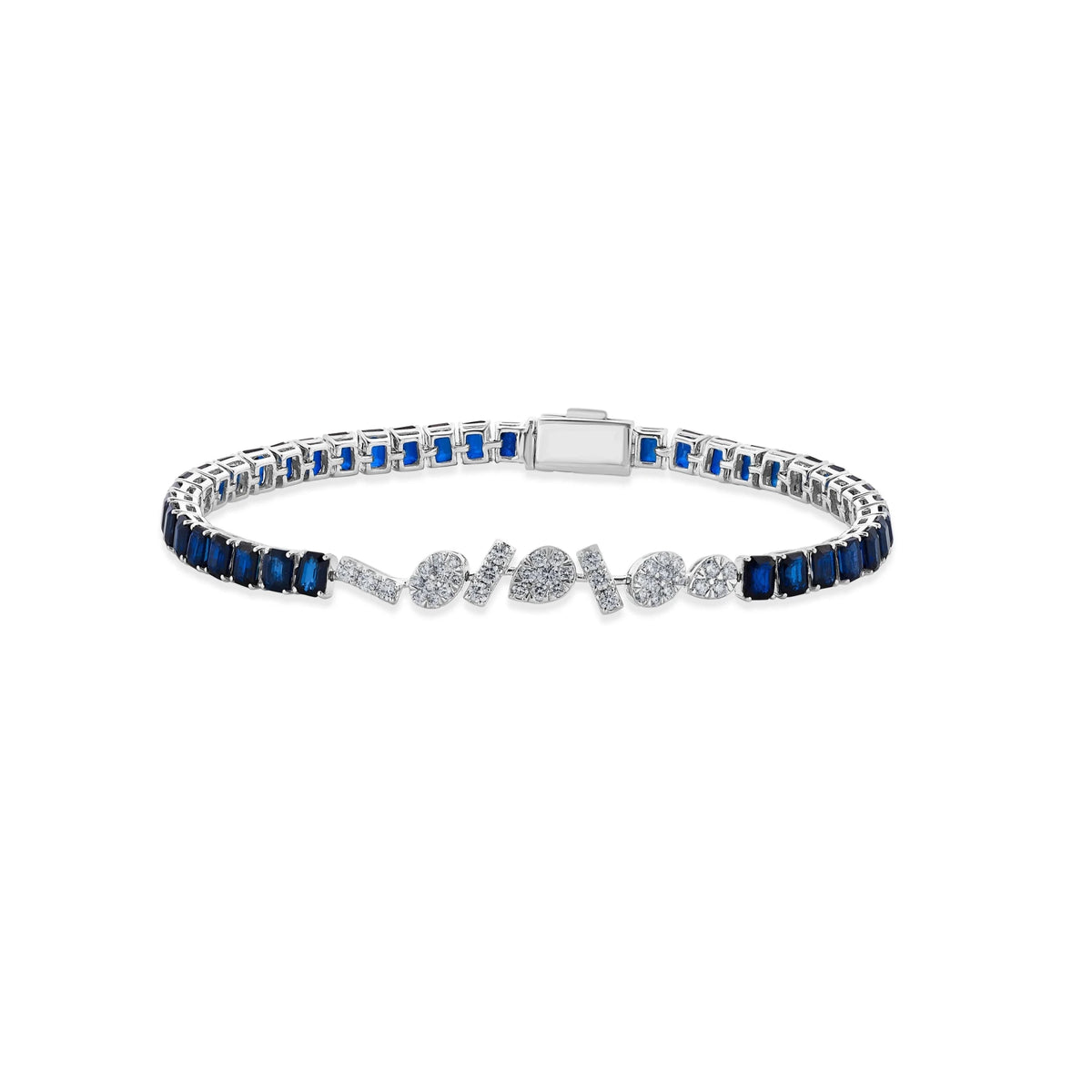 Toren Sapphire Rhythm Bracelet - Zen Diamond India