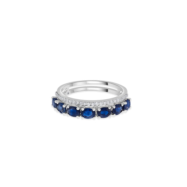 Toren Sapphire Serenade Band Ring - Zen Diamond India