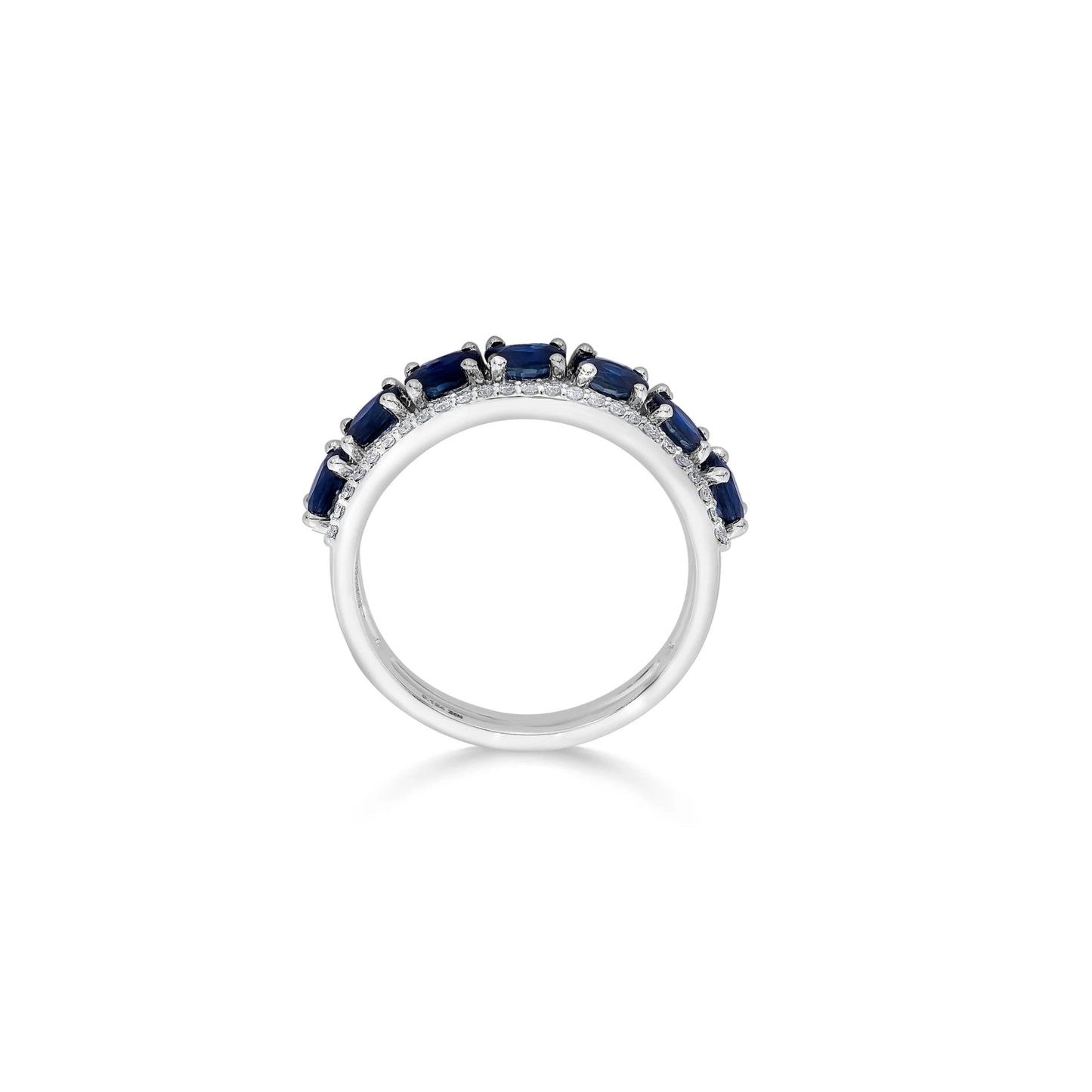 Toren Sapphire Serenade Band Ring - Zen Diamond India
