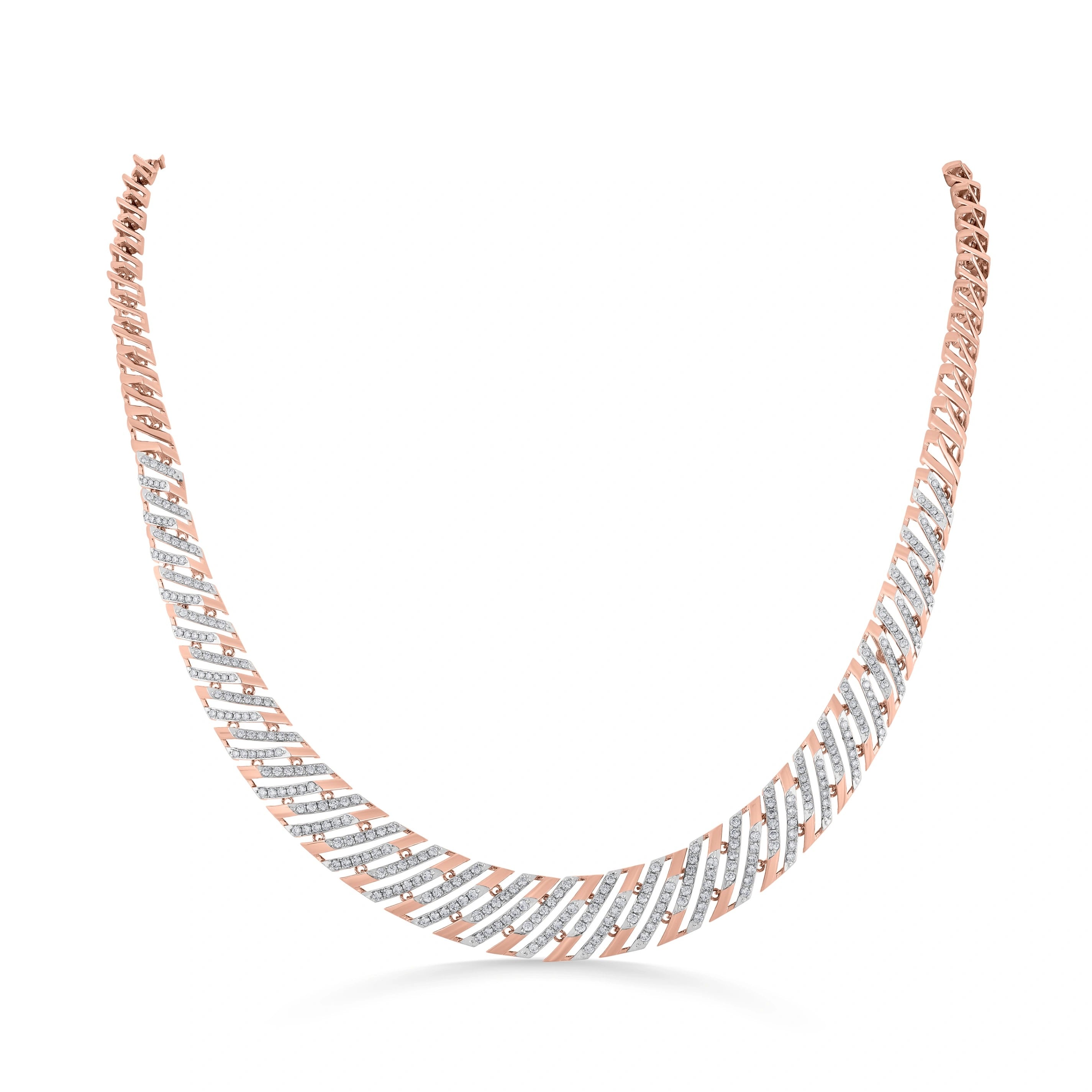 Tryst Luxe Rhythm Necklace - Zen Diamond India