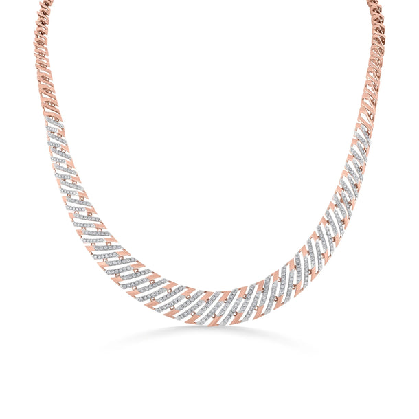 Tryst Luxe Rhythm Necklace - Zen Diamond India