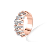 Tryst Glitz - Grid Ring - Zen Diamond India