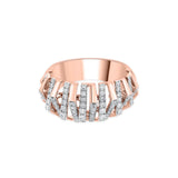 Tryst Glitz - Grid Ring - Zen Diamond India