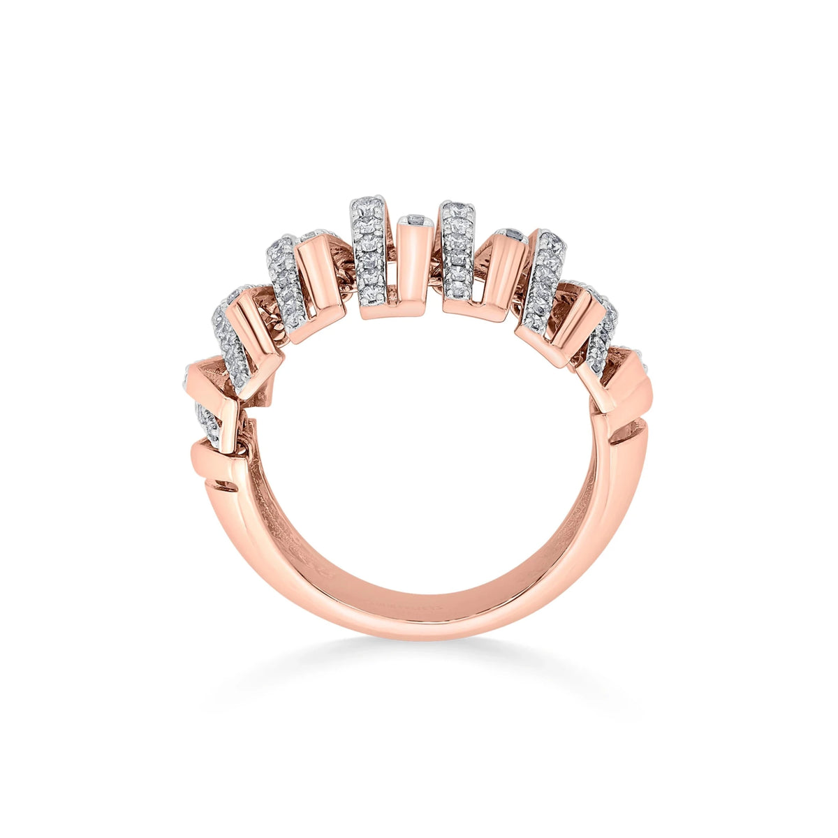 Tryst Glitz - Grid Ring - Zen Diamond India