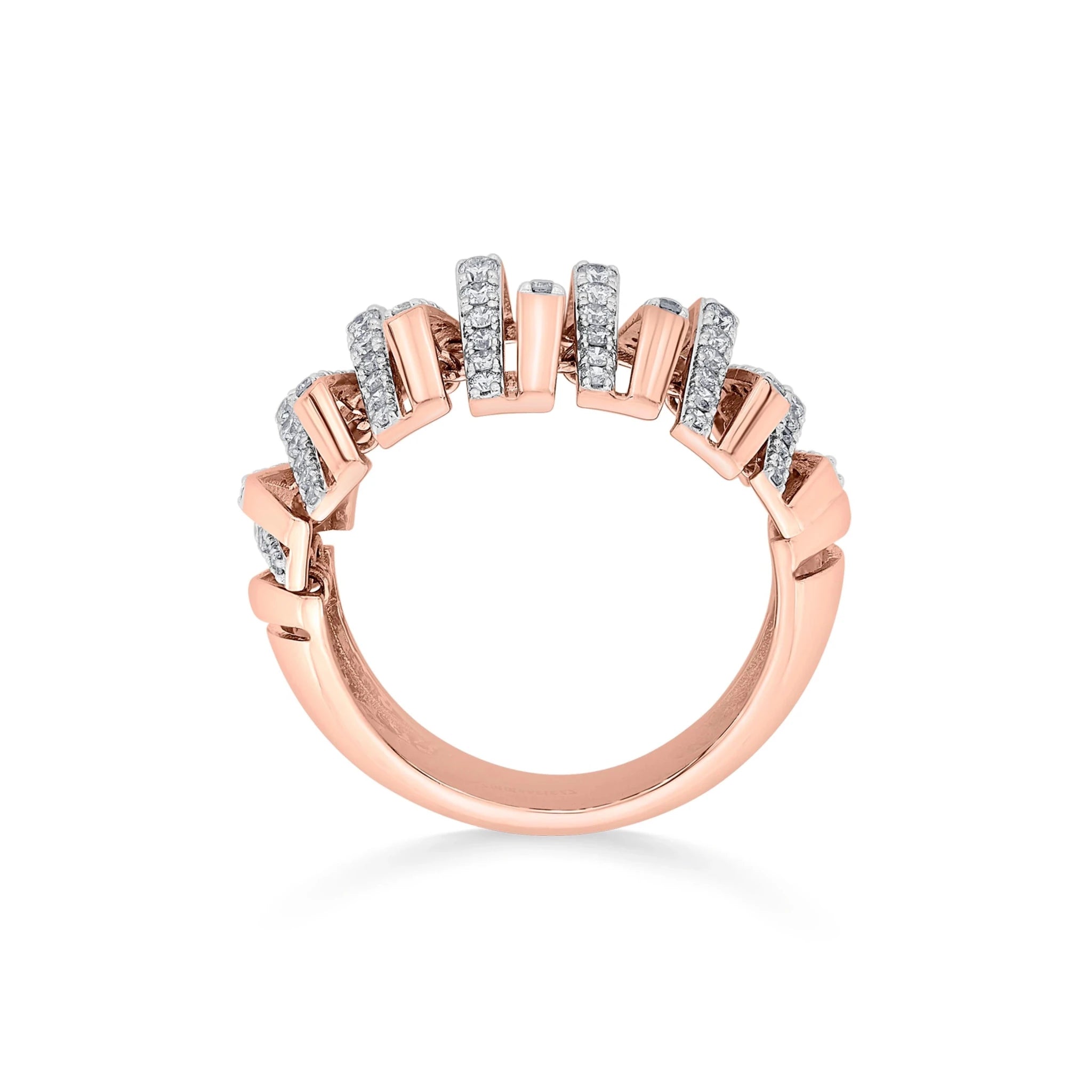 Tryst Glitz - Grid Ring - Zen Diamond India